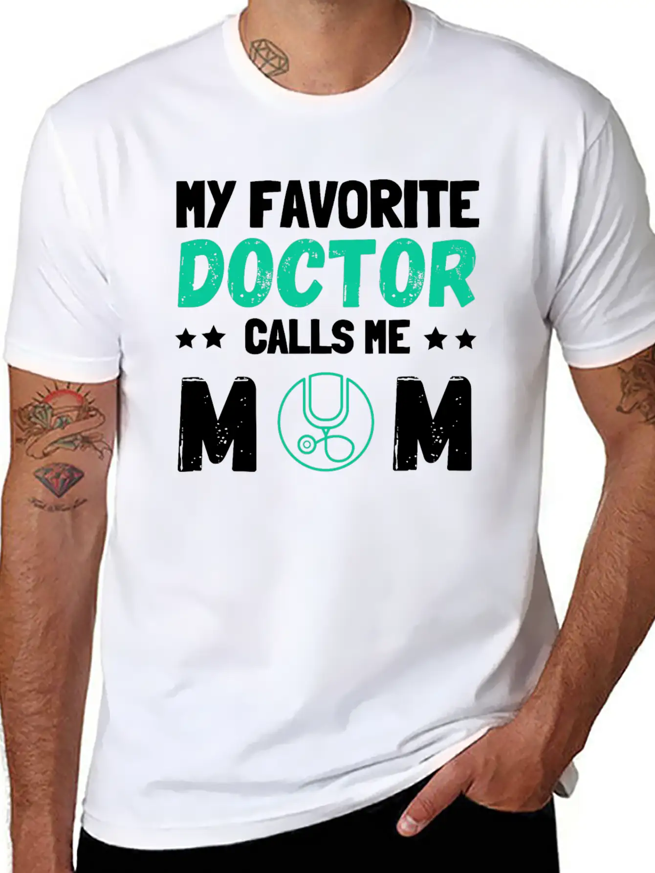 My Favorite Doctor Calls Me Mom Casual Graphic T-Shirt – Simple And Comfortable Daily Wear