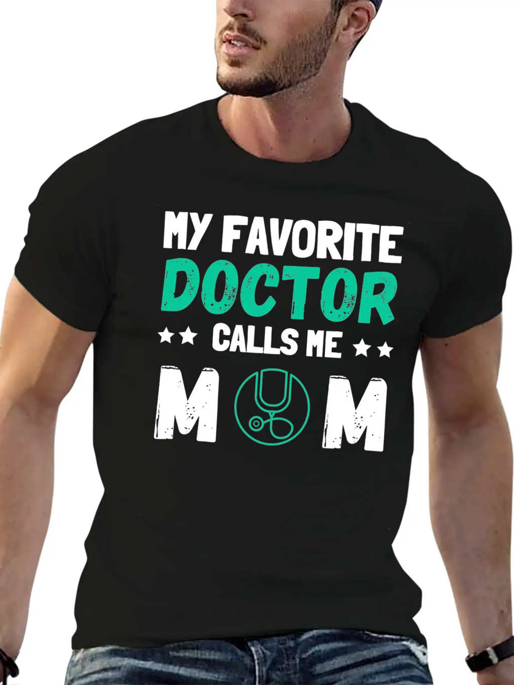 My Favorite Doctor Calls Me Mom Casual Graphic T-Shirt – Simple And Comfortable Daily Wear