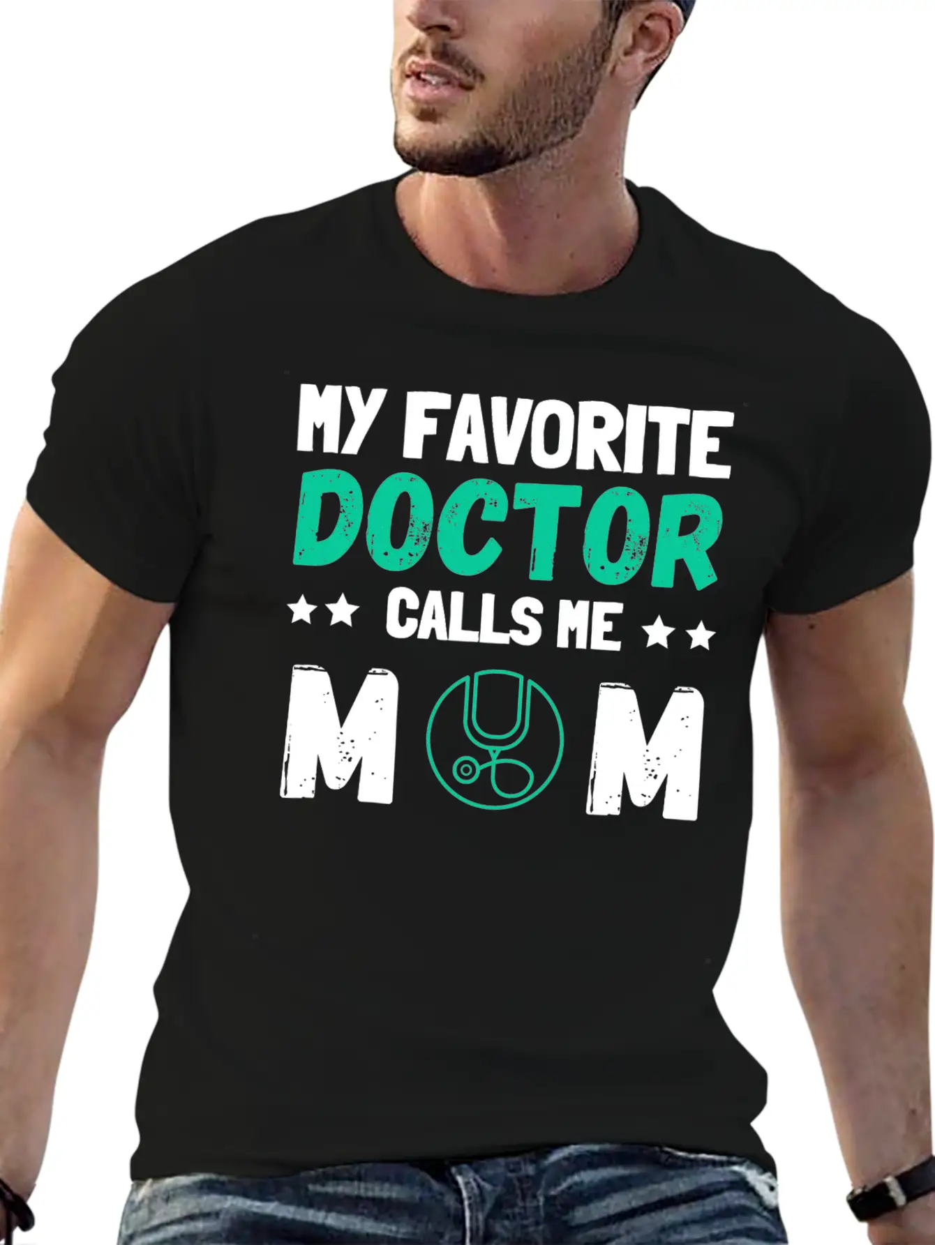 My Favorite Doctor Calls Me Mom Casual Graphic T-Shirt – Simple And Comfortable Daily Wear