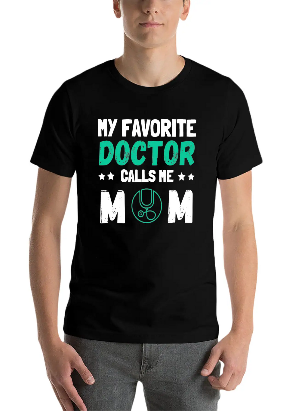 My Favorite Doctor Calls Me Mom Casual Graphic T-Shirt – Simple And Comfortable Daily Wear
