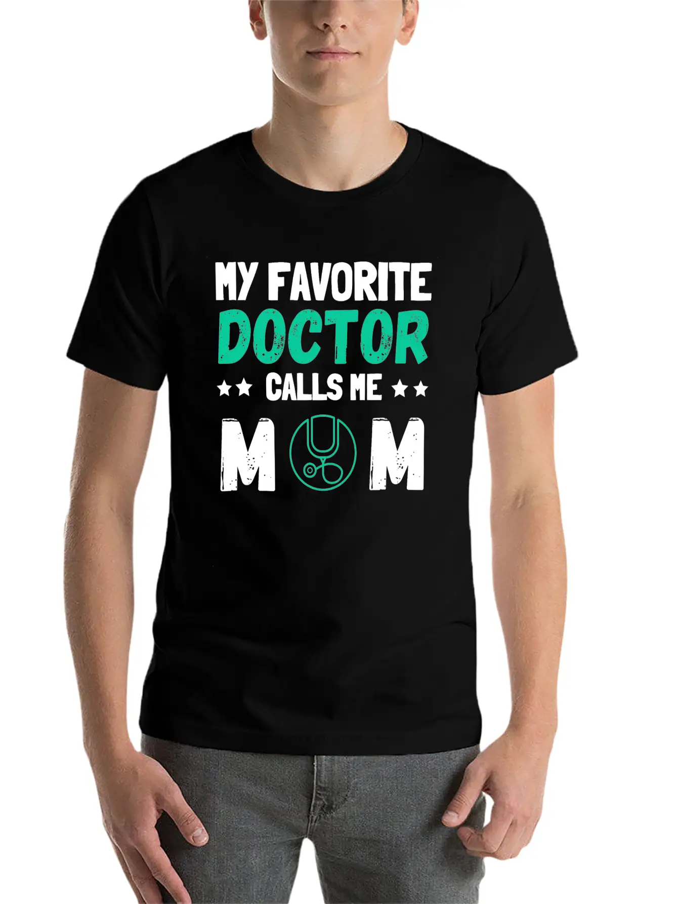 My Favorite Doctor Calls Me Mom Casual Graphic T-Shirt – Simple And Comfortable Daily Wear