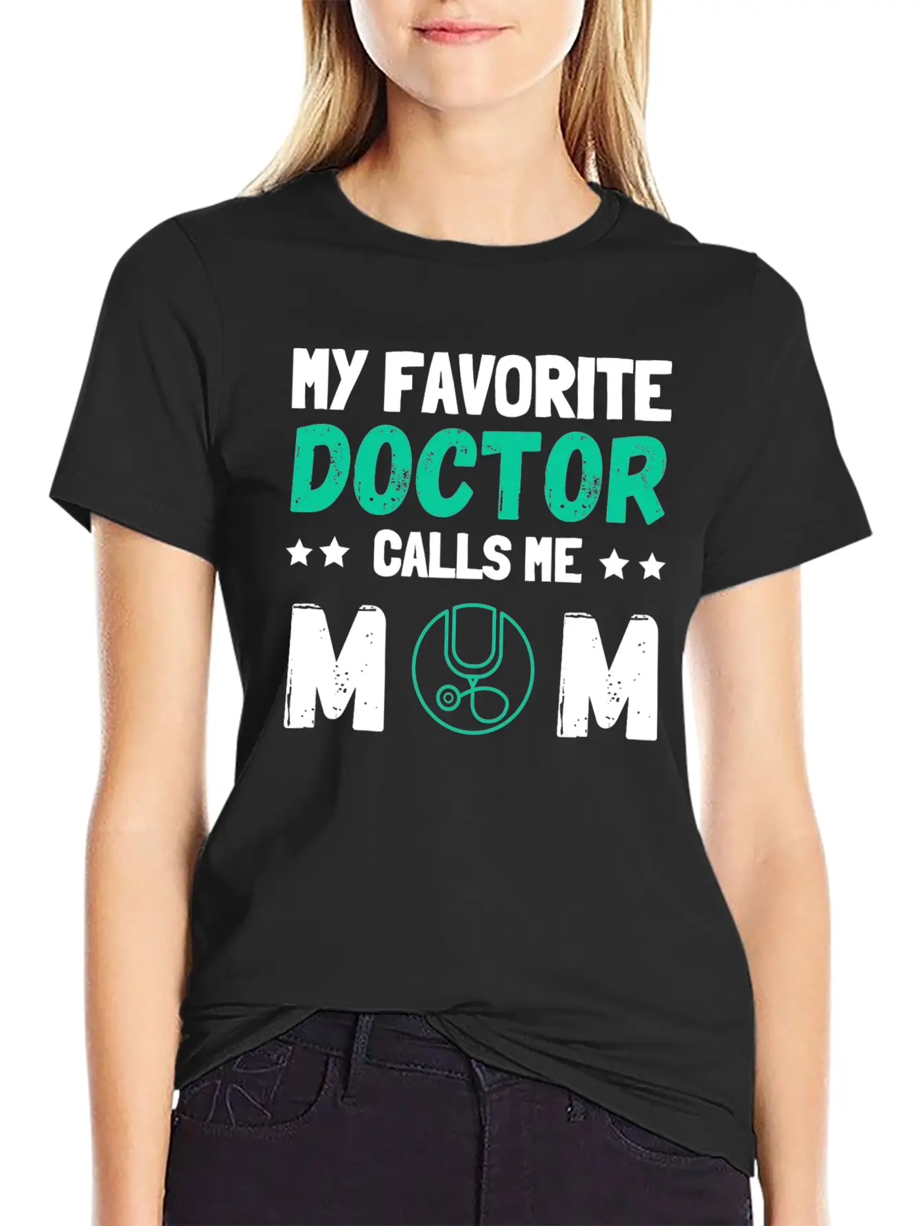 My Favorite Doctor Calls Me Mom Casual Graphic T-Shirt – Simple And Comfortable Daily Wear