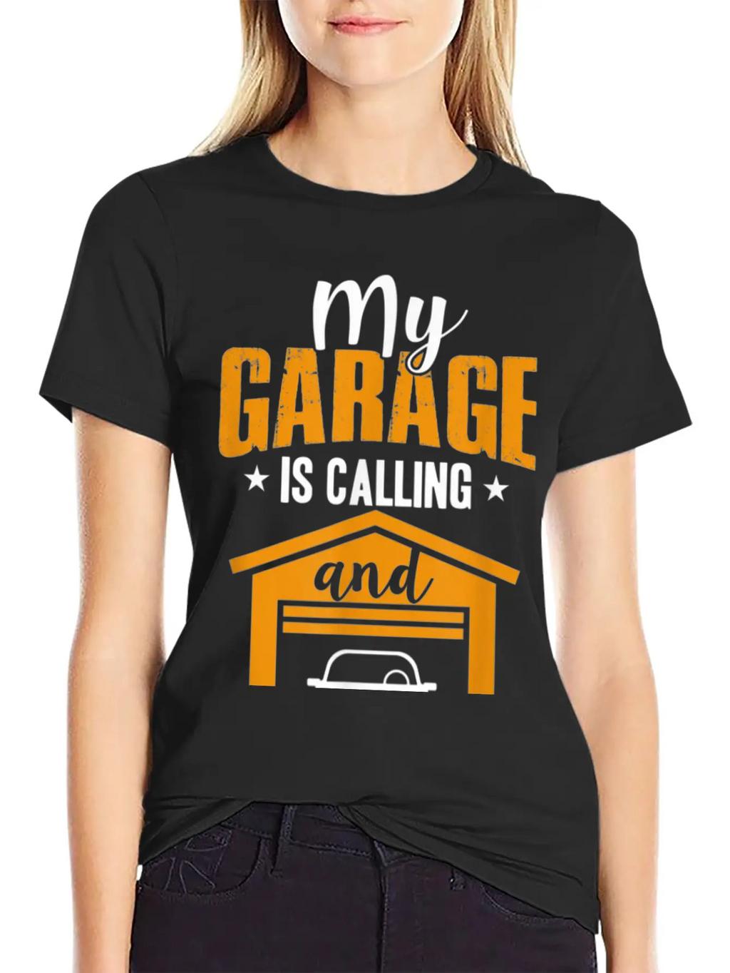 My Garage Is Calling And I Must Go Funny Car Essential Cotton Tee For Daily Outfits – Unisex Style