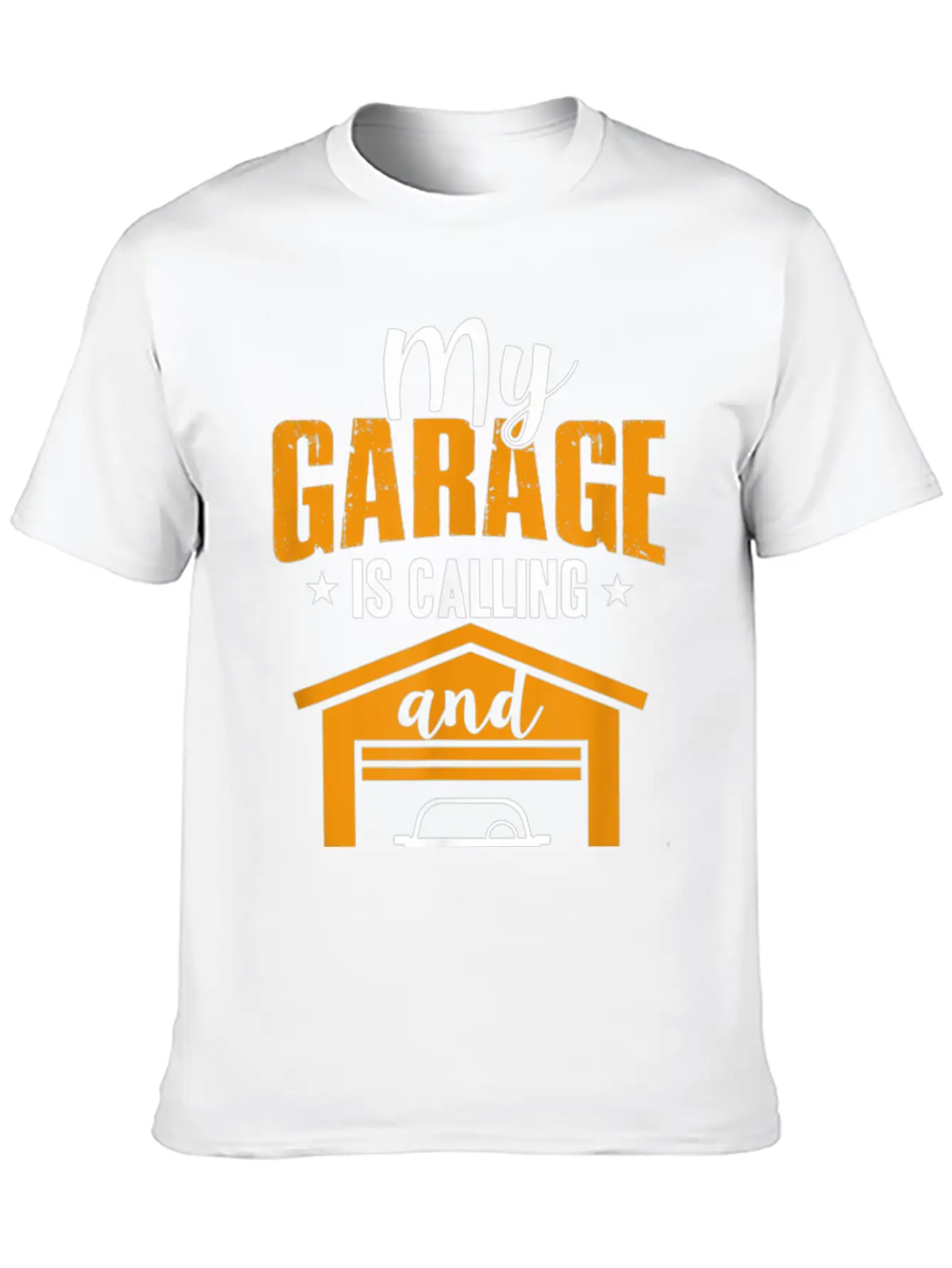 My Garage Is Calling And I Must Go Funny Car Essential Cotton Tee For Daily Outfits – Unisex Style
