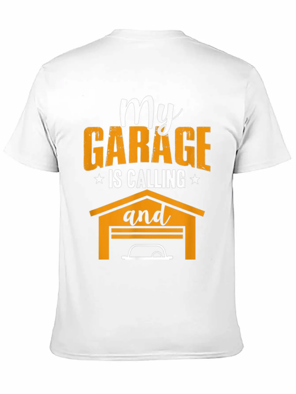 My Garage Is Calling And I Must Go Funny Car Essential Cotton Tee For Daily Outfits – Unisex Style