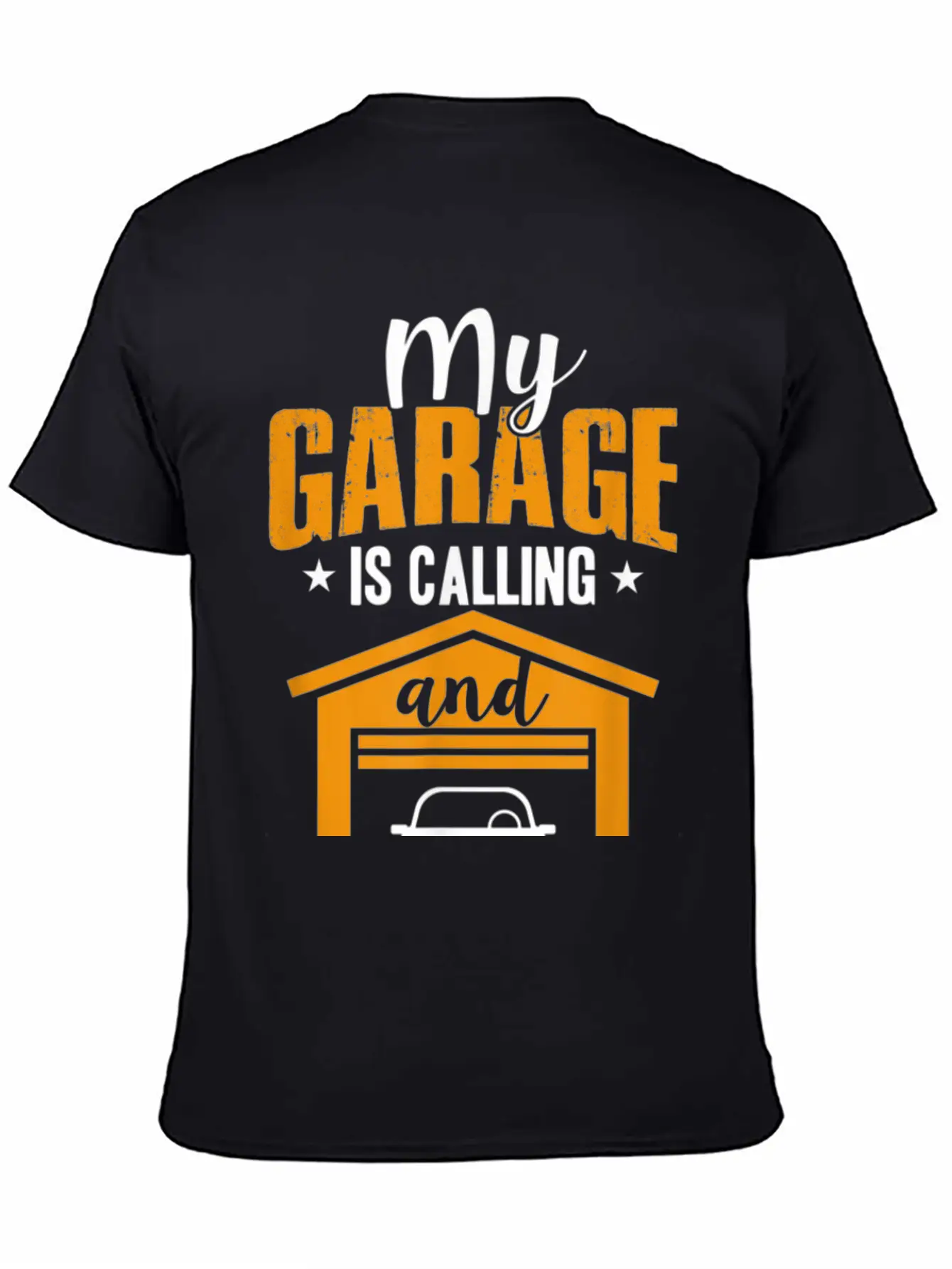My Garage Is Calling And I Must Go Funny Car Essential Cotton Tee For Daily Outfits – Unisex Style