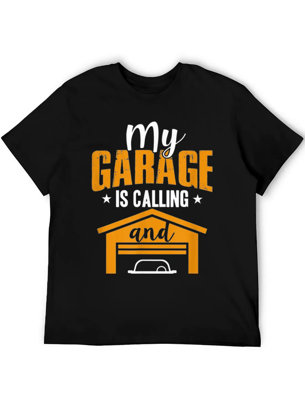 My Garage Is Calling And I Must Go Funny Car Essential Cotton Tee For Daily Outfits – Unisex Style