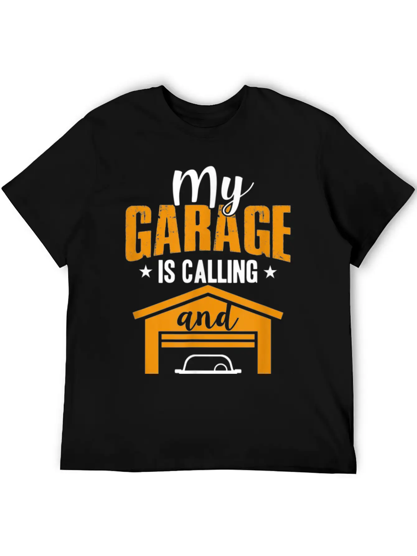 My Garage Is Calling And I Must Go Funny Car Essential Cotton Tee For Daily Outfits – Unisex Style