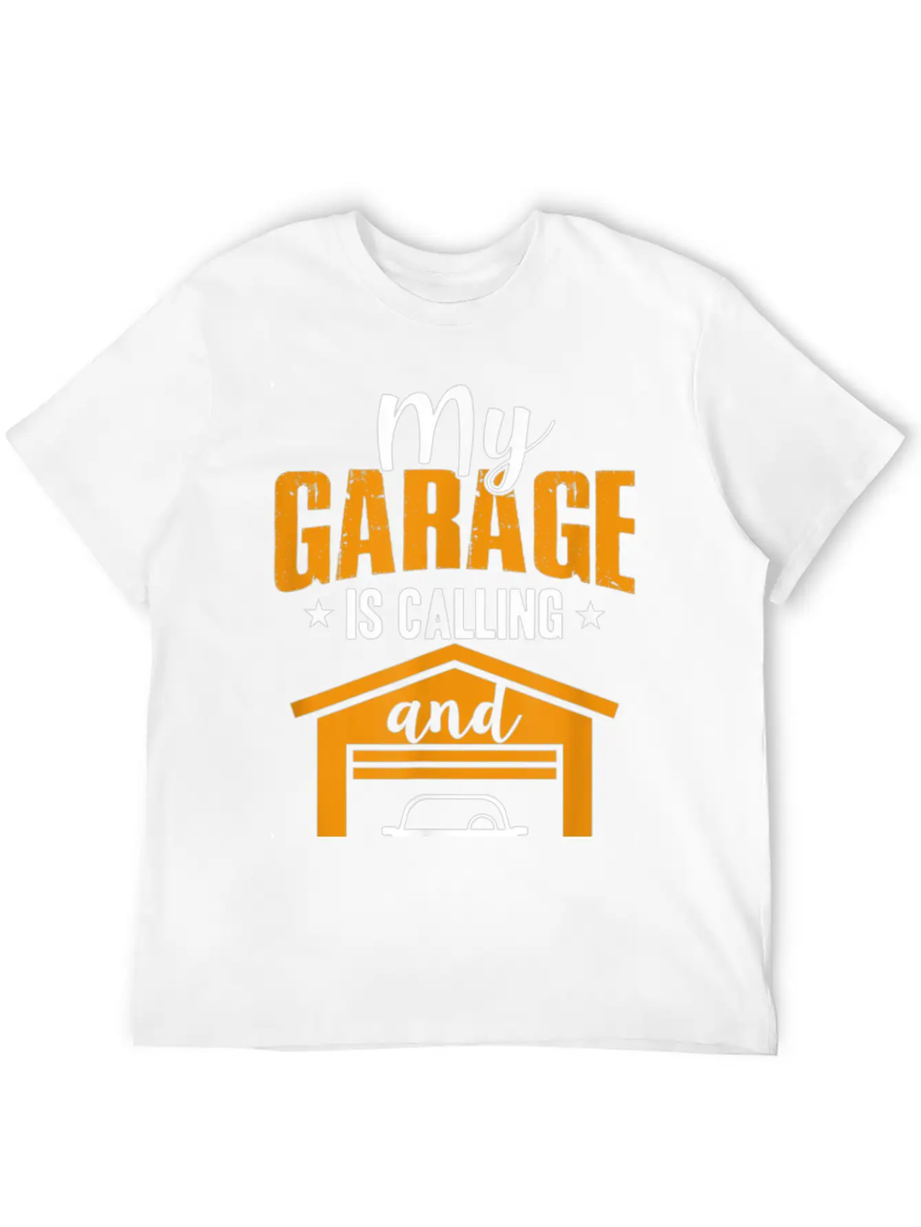 My Garage Is Calling And I Must Go Funny Car Essential Cotton Tee For Daily Outfits – Unisex Style