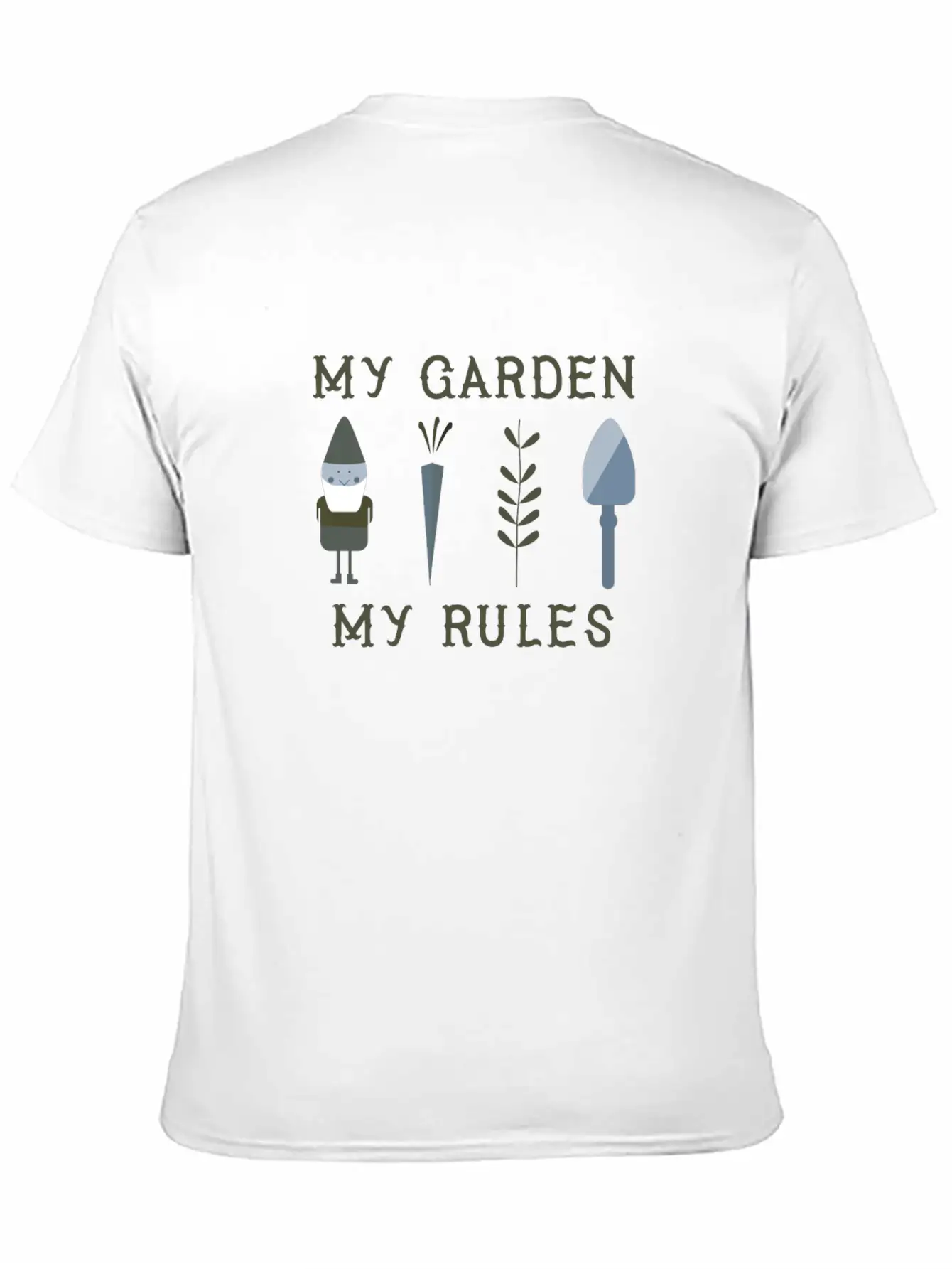 My Garden My Rules Funny Gardening Nature Casual Graphic T-Shirt – Simple And Comfortable Daily Wear