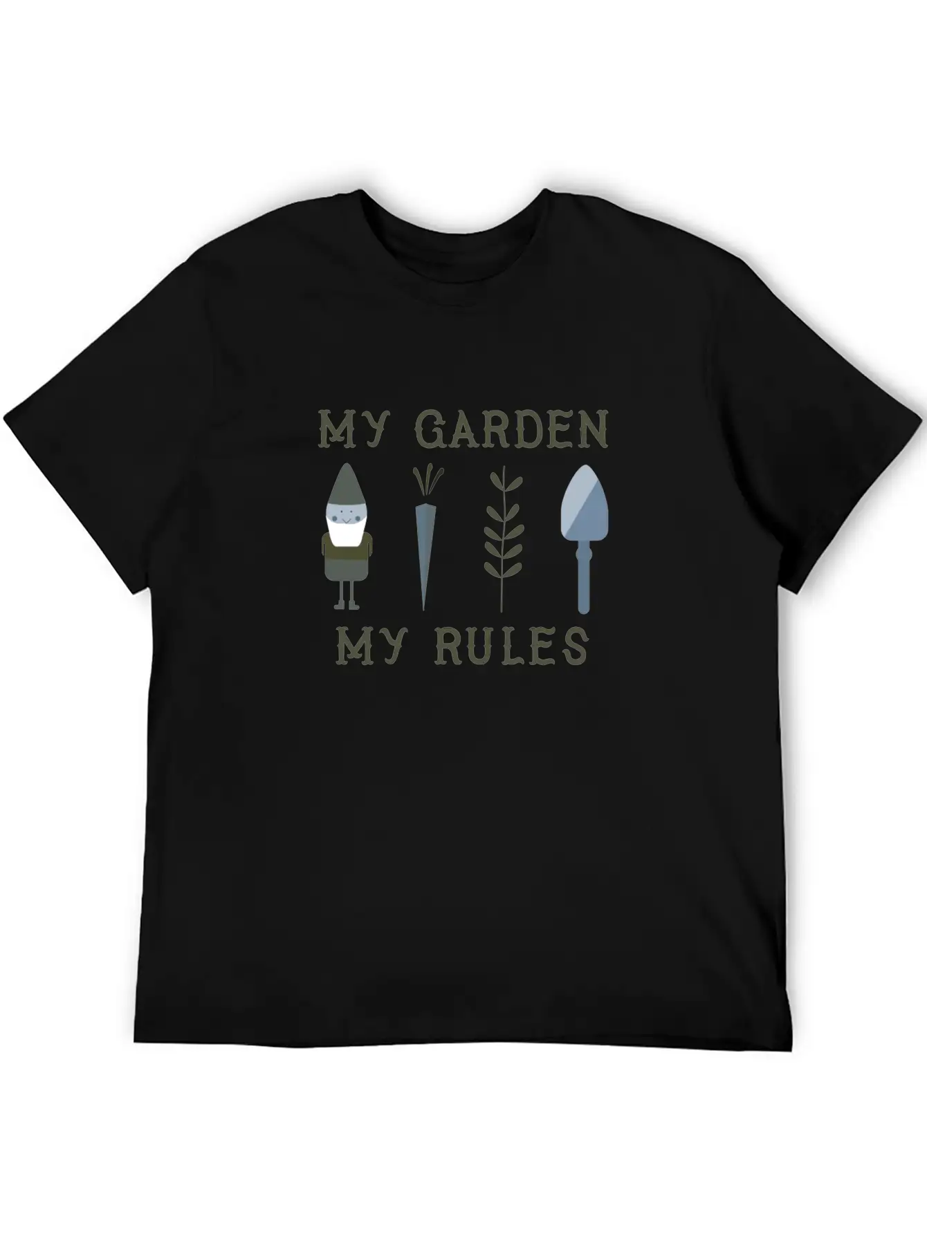 My Garden My Rules Funny Gardening Nature Casual Graphic T-Shirt – Simple And Comfortable Daily Wear