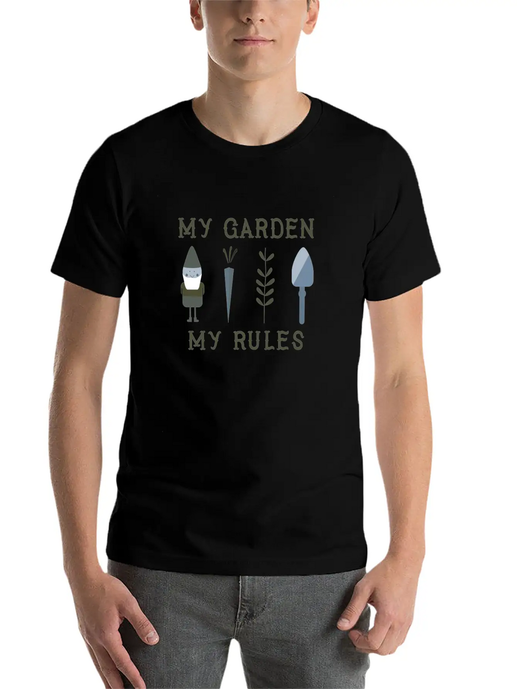 My Garden My Rules Funny Gardening Nature Casual Graphic T-Shirt – Simple And Comfortable Daily Wear