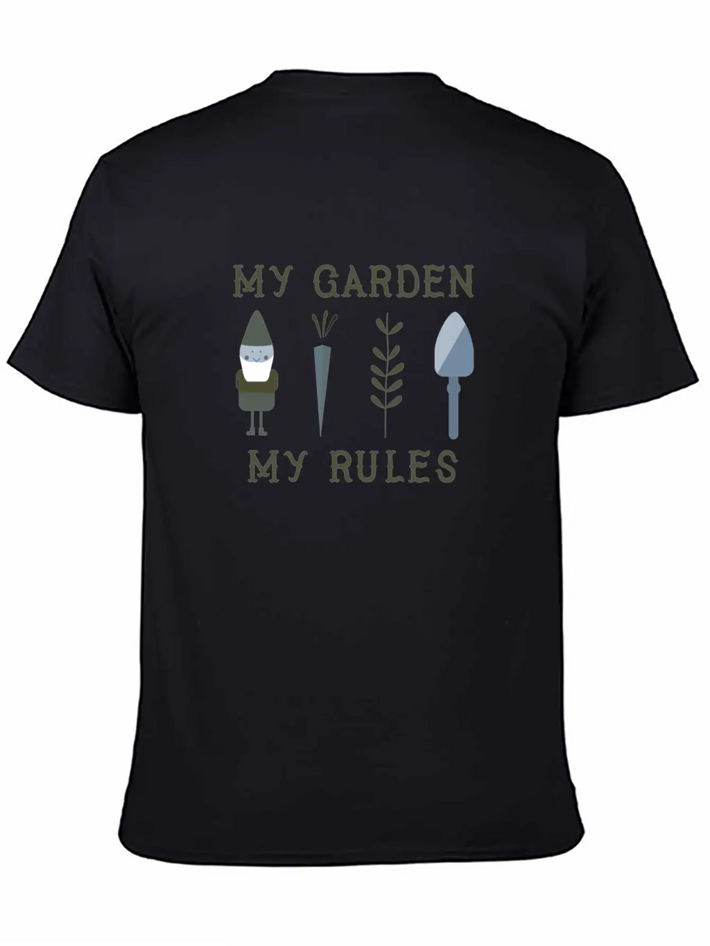 My Garden My Rules Funny Gardening Nature Casual Graphic T-Shirt – Simple And Comfortable Daily Wear