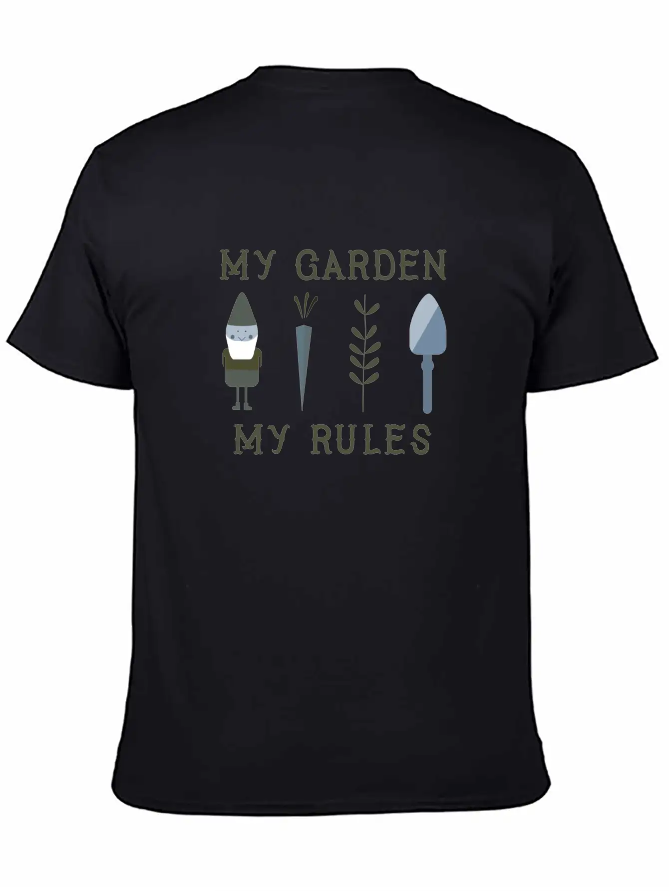 My Garden My Rules Funny Gardening Nature Casual Graphic T-Shirt – Simple And Comfortable Daily Wear