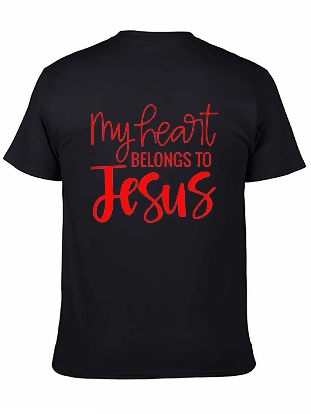 My Heart Belongs To Jesus Essential Cotton Tee For Daily Outfits – Unisex Style
