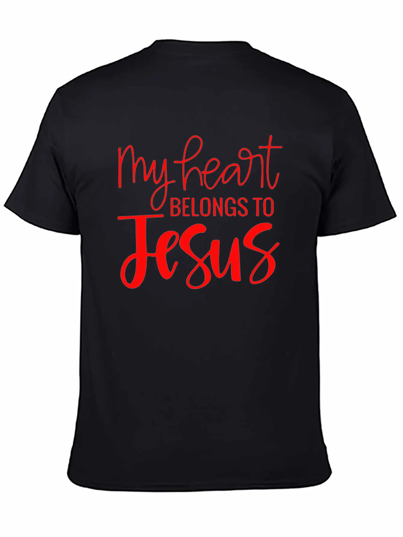 My Heart Belongs To Jesus Essential Cotton Tee For Daily Outfits – Unisex Style
