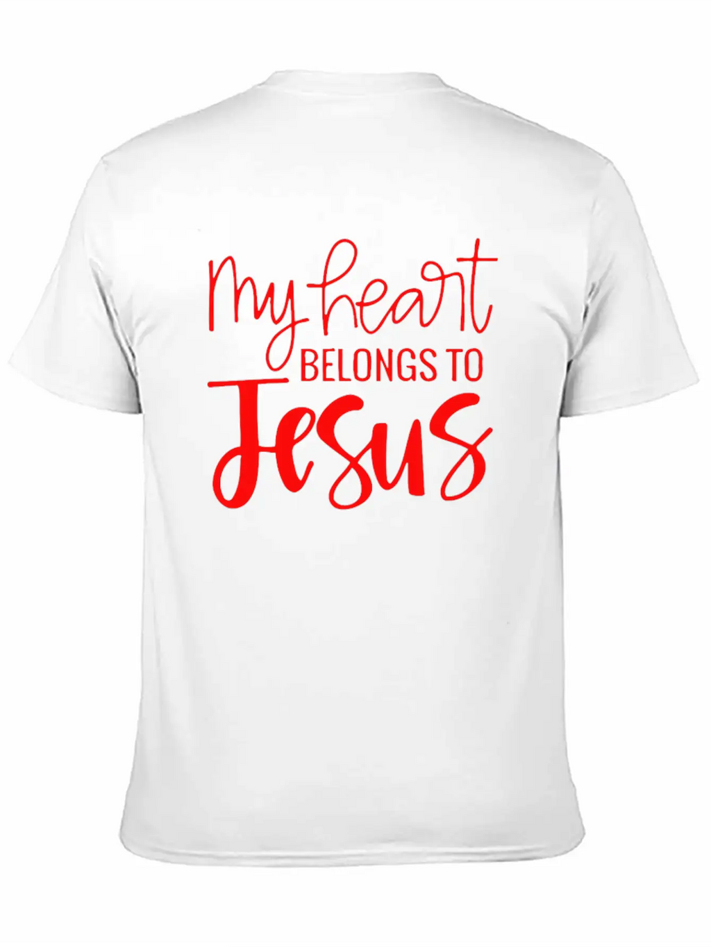 My Heart Belongs To Jesus Essential Cotton Tee For Daily Outfits – Unisex Style