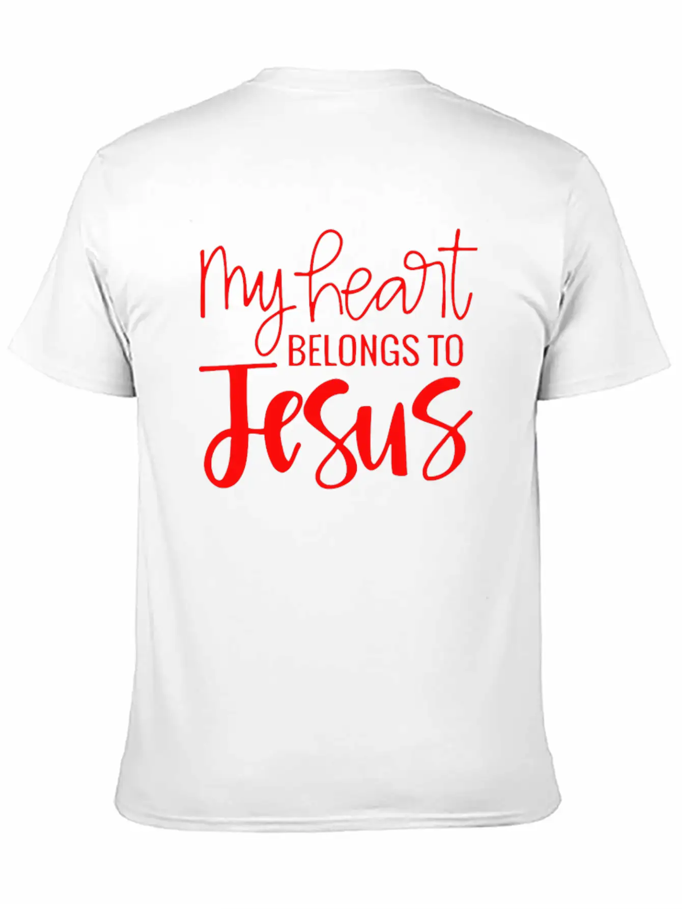 My Heart Belongs To Jesus Essential Cotton Tee For Daily Outfits – Unisex Style