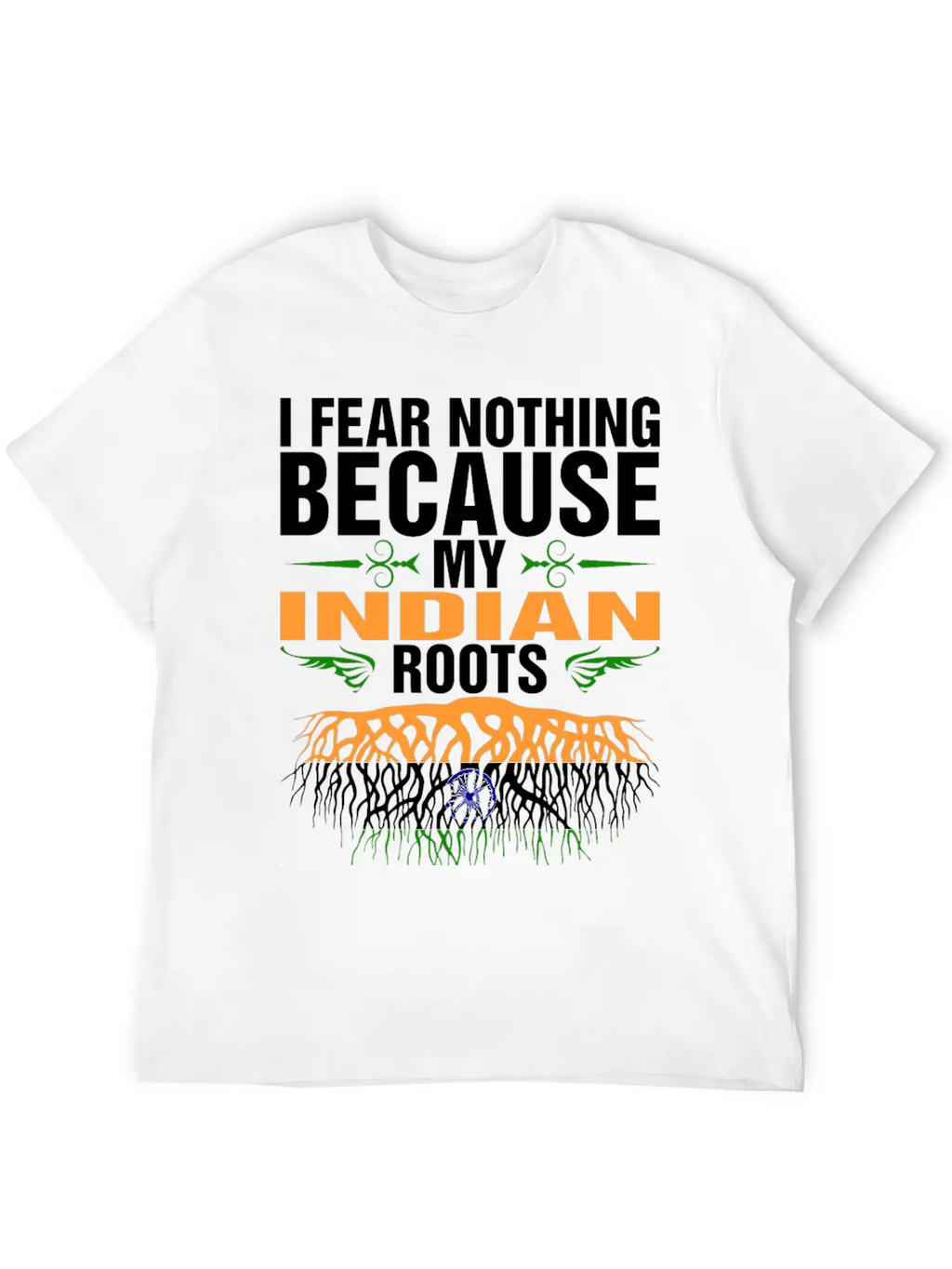 My Indian Roots Unisex Short Sleeve Soft Cotton T-Shirt – Casual Everyday Wear