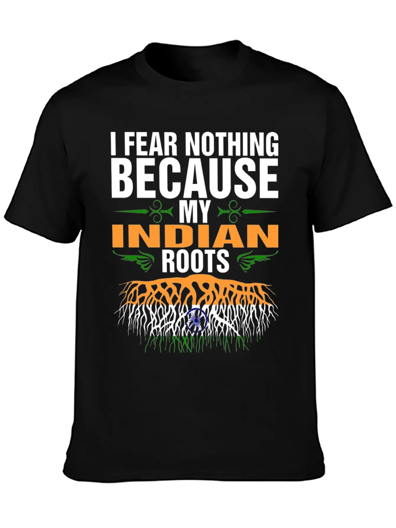 My Indian Roots Unisex Short Sleeve Soft Cotton T-Shirt – Casual Everyday Wear
