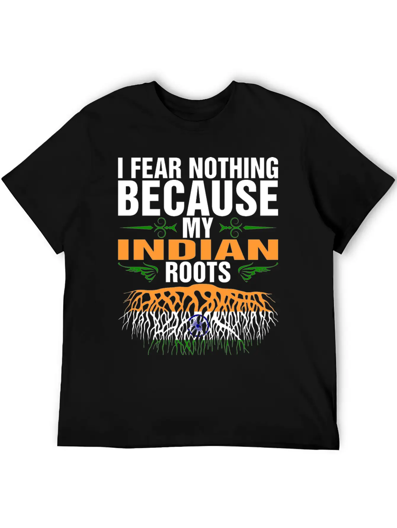 My Indian Roots Unisex Short Sleeve Soft Cotton T-Shirt – Casual Everyday Wear