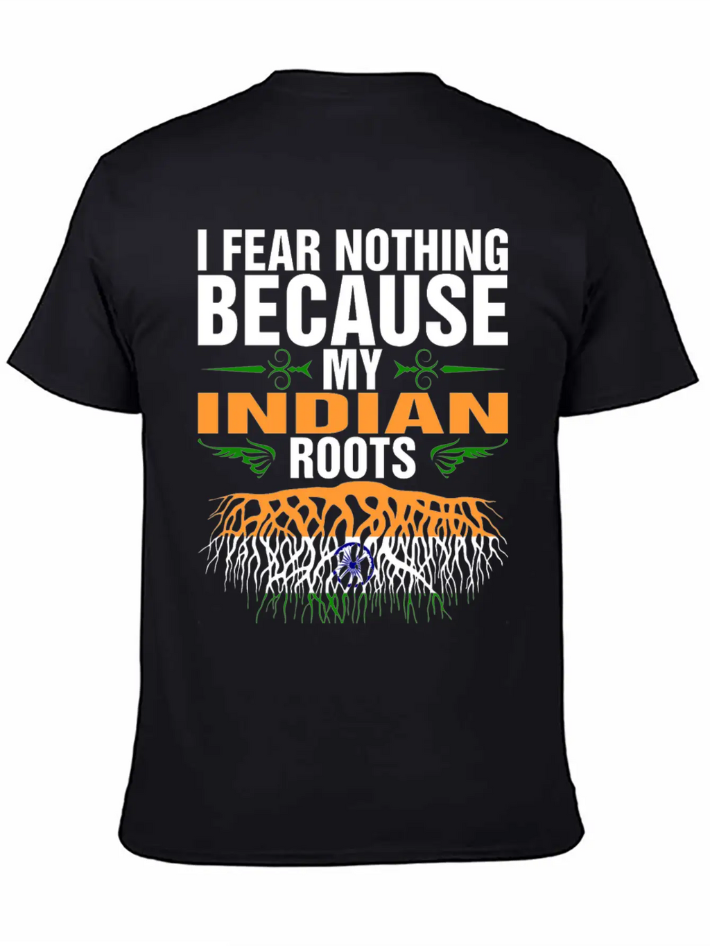 My Indian Roots Unisex Short Sleeve Soft Cotton T-Shirt – Casual Everyday Wear