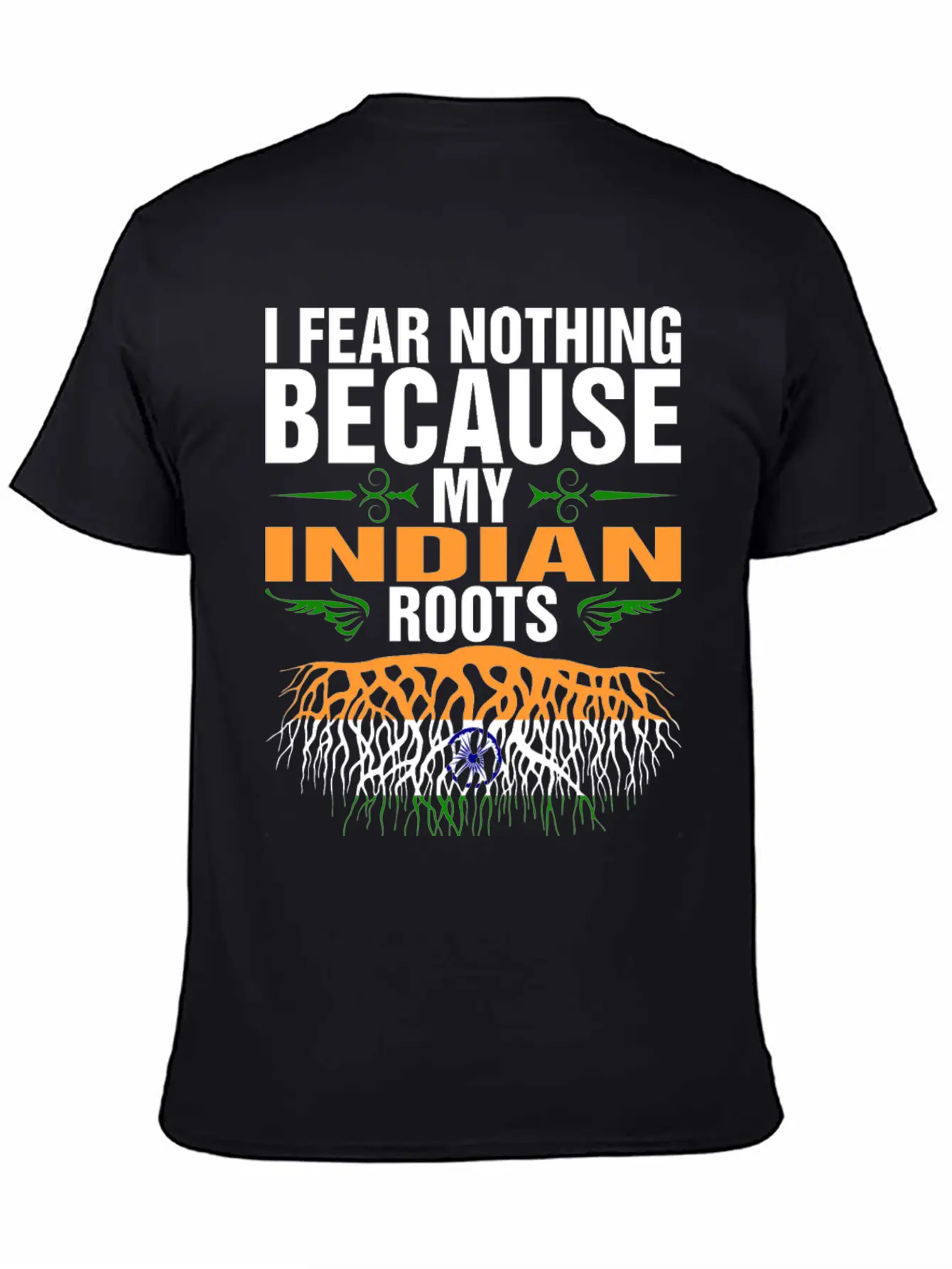 My Indian Roots Unisex Short Sleeve Soft Cotton T-Shirt – Casual Everyday Wear
