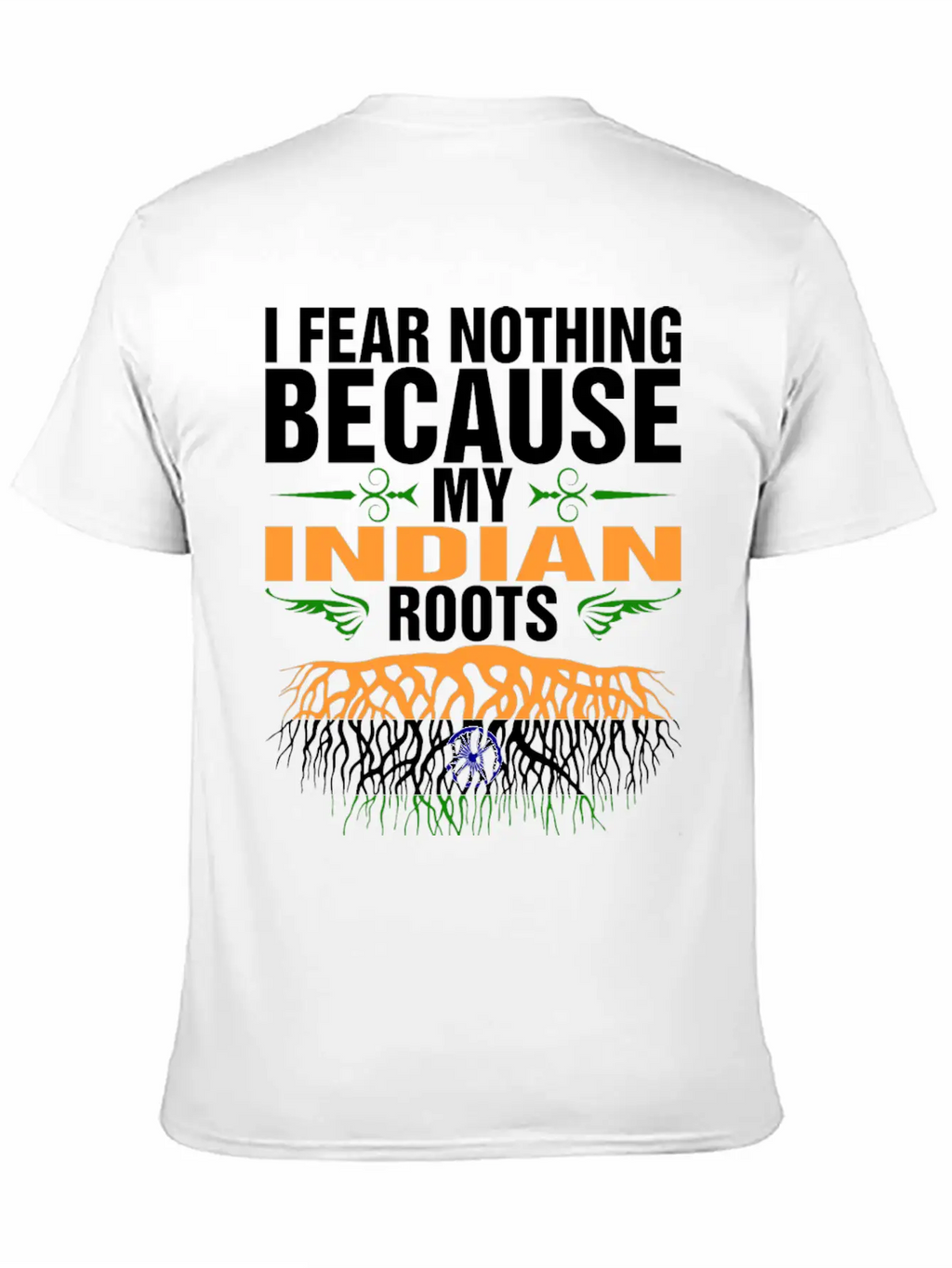 My Indian Roots Unisex Short Sleeve Soft Cotton T-Shirt – Casual Everyday Wear