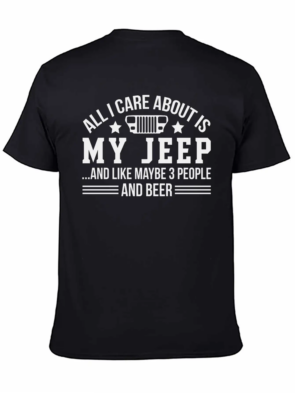 My Jeep And Beer Stylish Everyday T-Shirt – Unisex Basic Cotton Tee