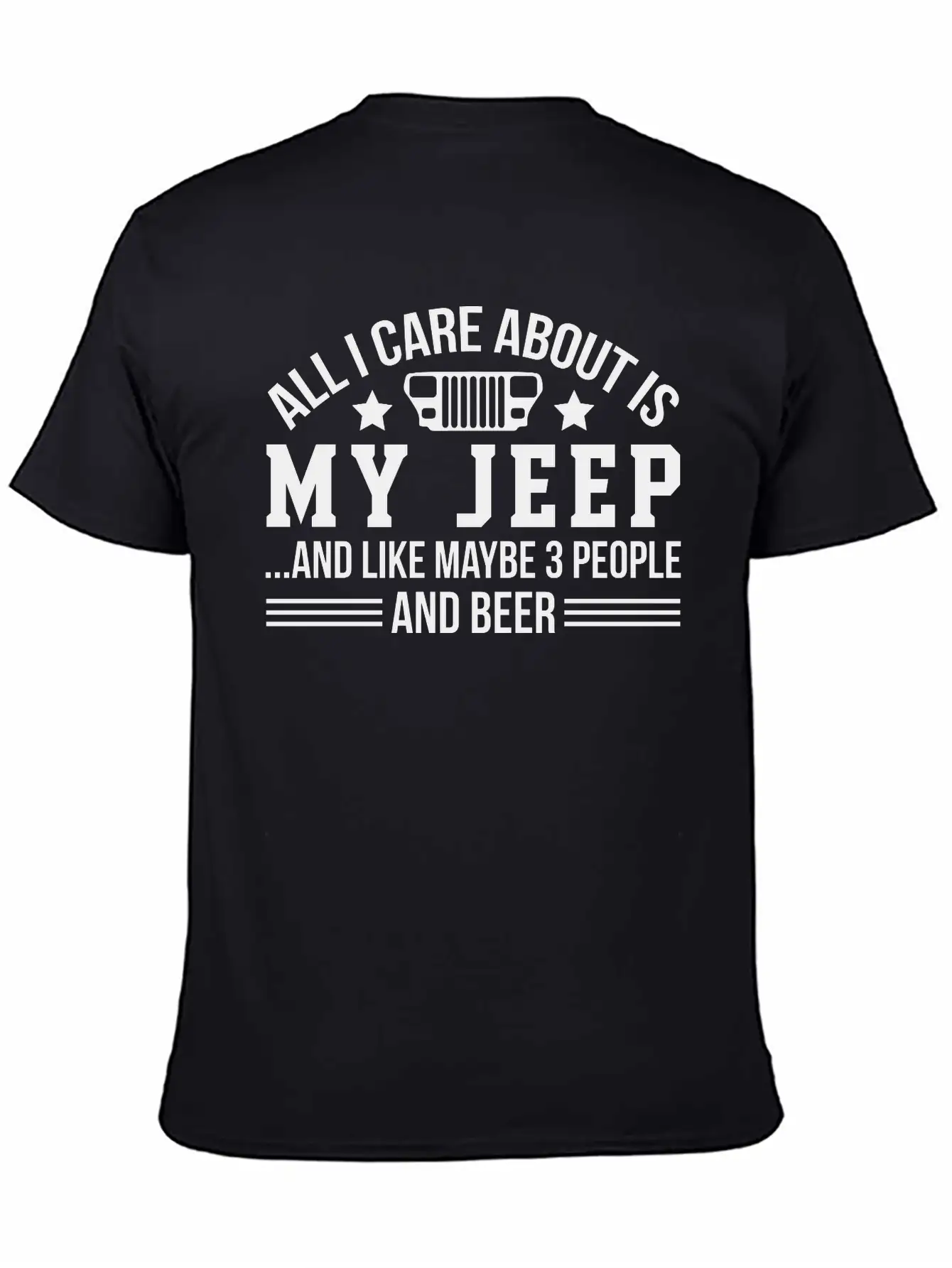 My Jeep And Beer Stylish Everyday T-Shirt – Unisex Basic Cotton Tee