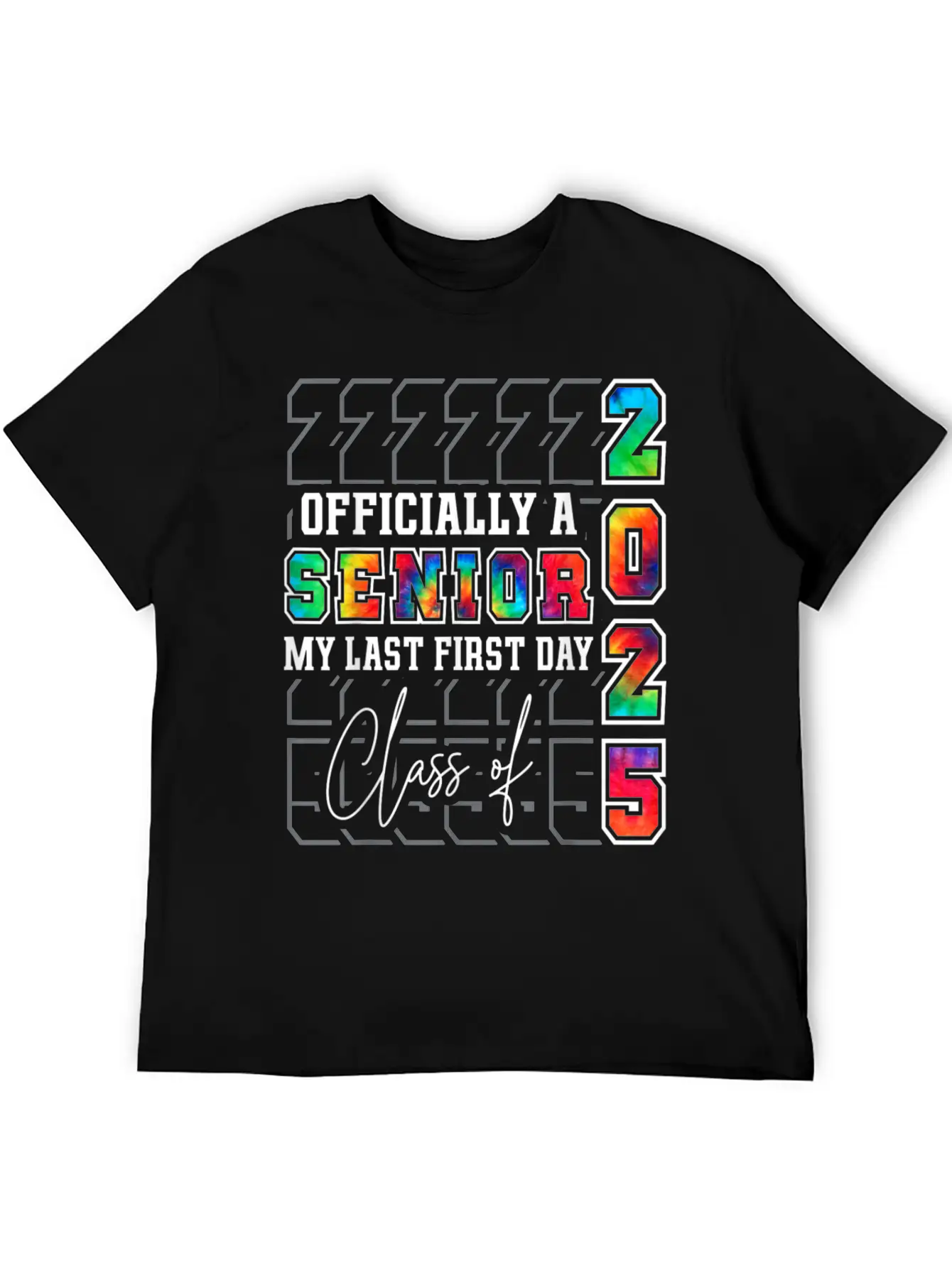My Last First Day Of Class Of 2025 Senior Graduati Essential Cotton Tee For Daily Outfits – Unisex Style