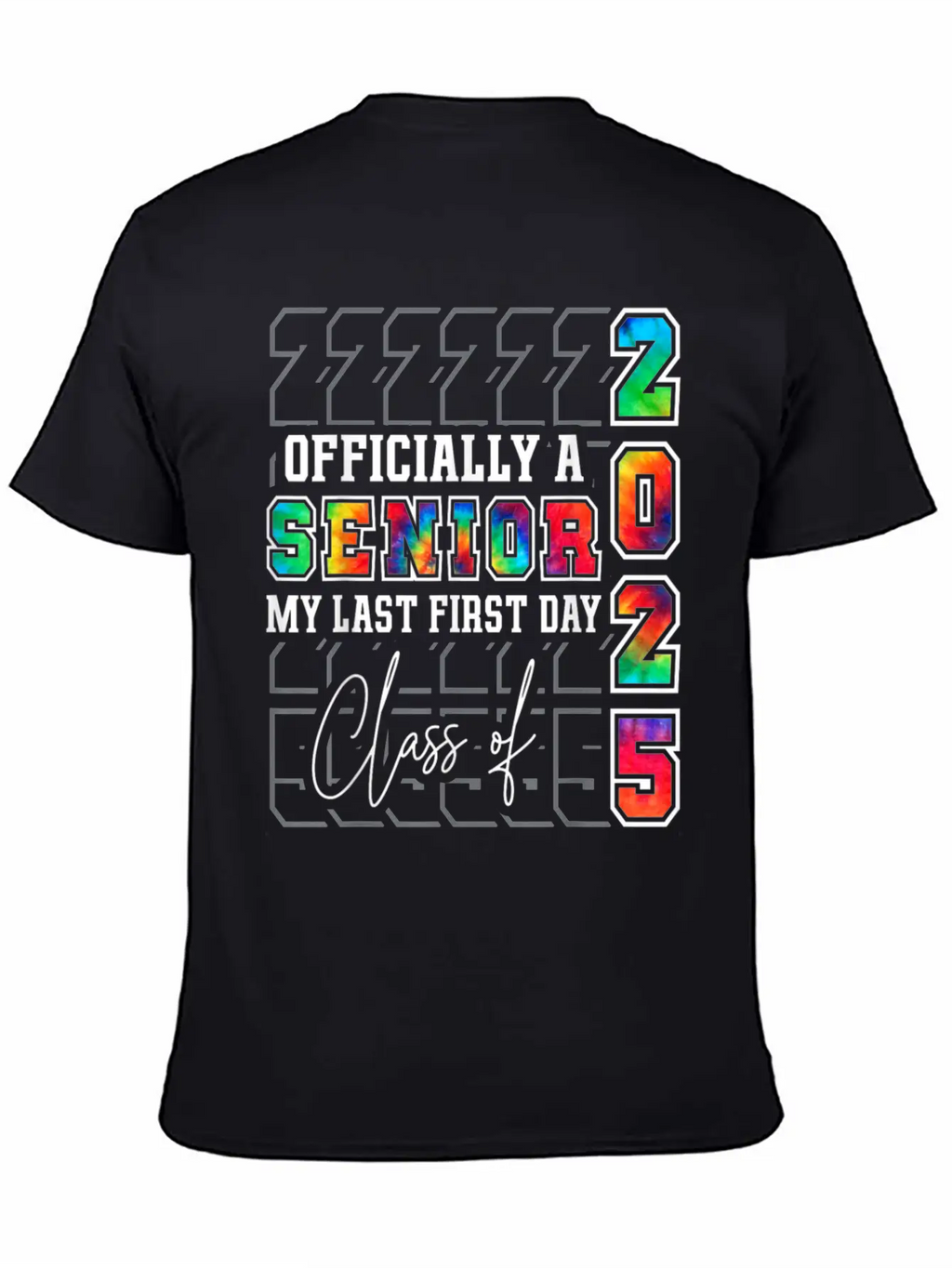 My Last First Day Of Class Of 2025 Senior Graduati Essential Cotton Tee For Daily Outfits – Unisex Style