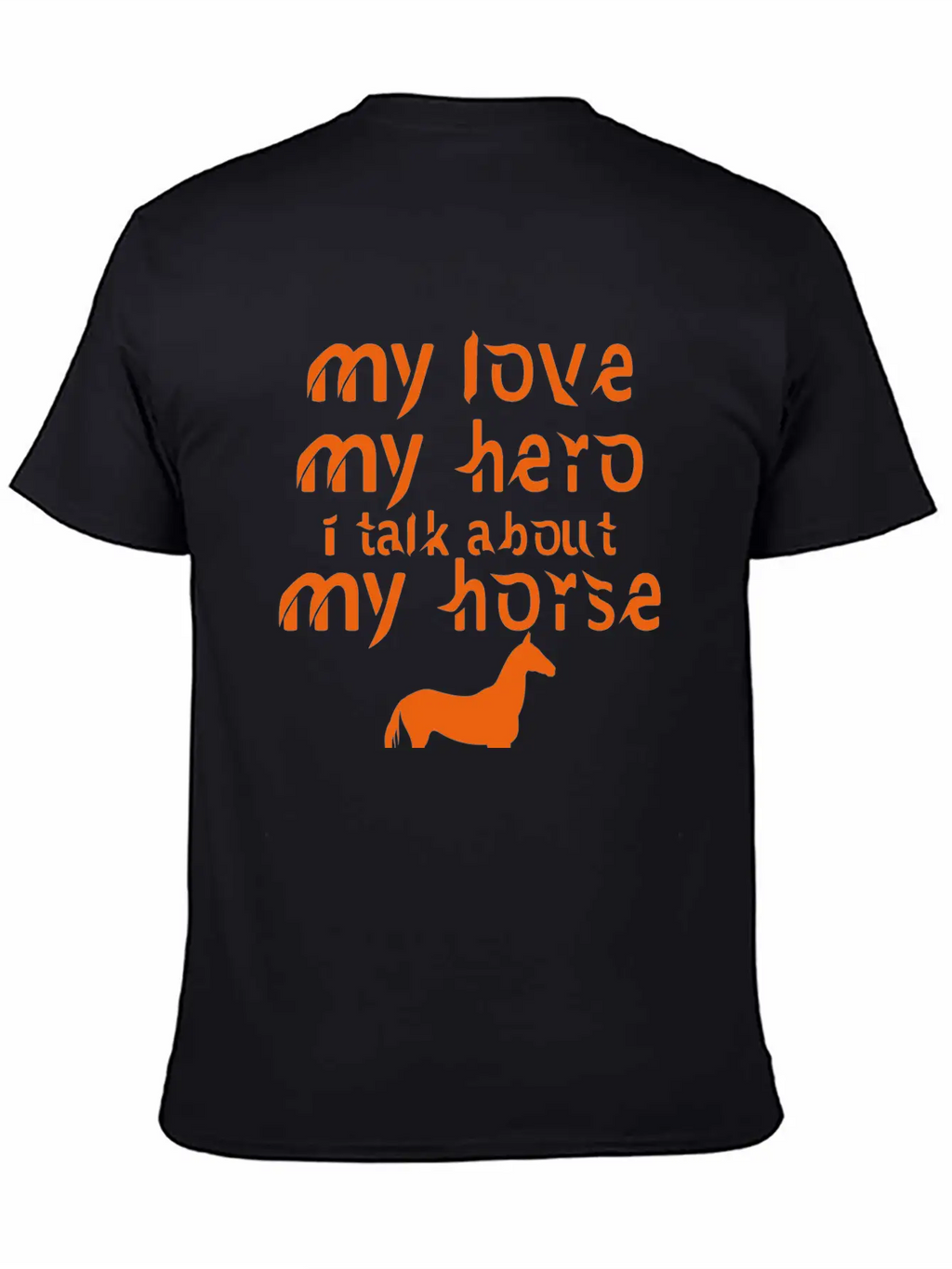 MY LOVE MY HORSE Horse Gift Breathable Soft Cotton T-Shirt – Timeless Casual Look