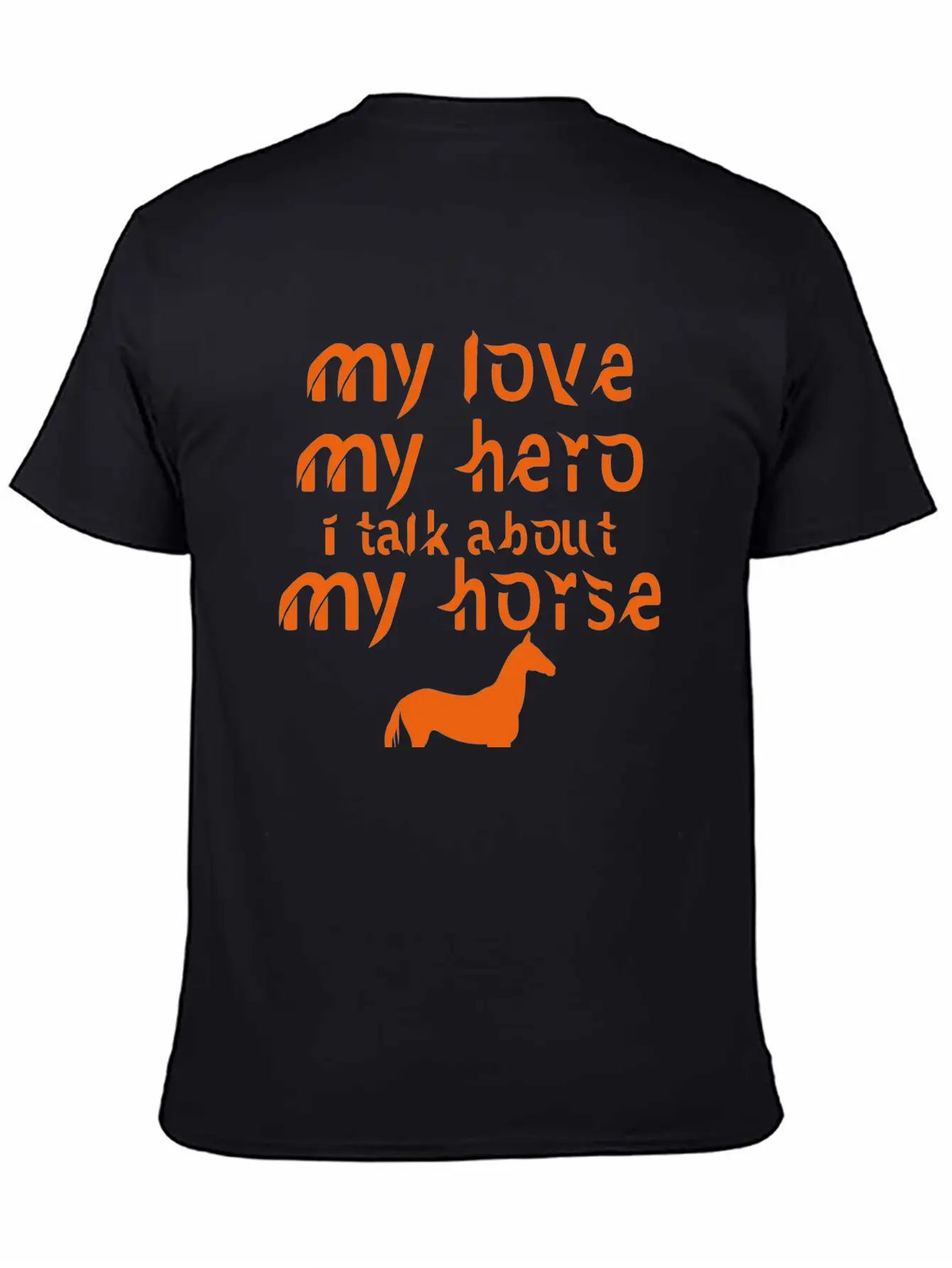 MY LOVE MY HORSE Horse Gift Breathable Soft Cotton T-Shirt – Timeless Casual Look