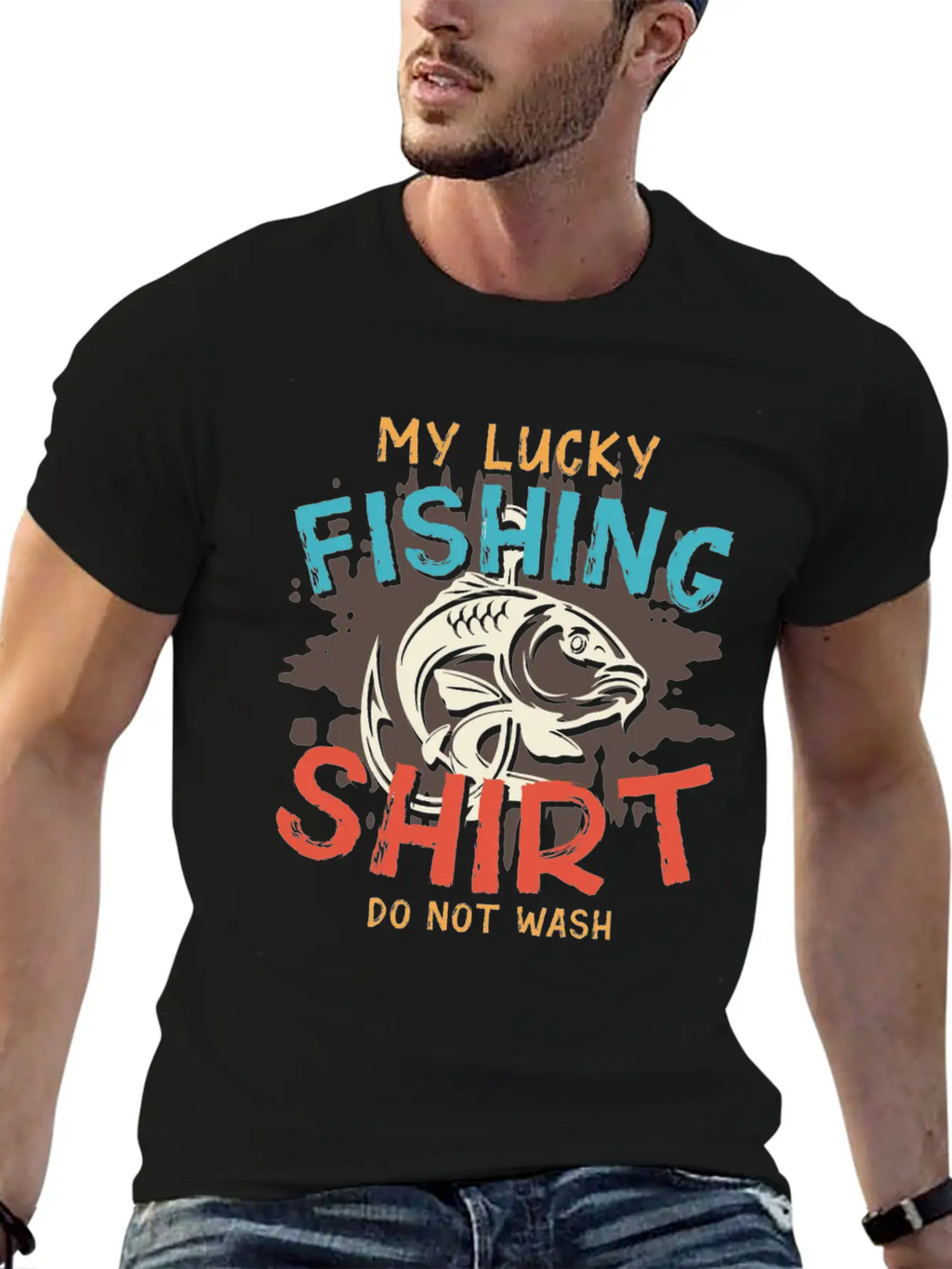 My Lucky Fishing Shirt Do Not Wash Essential Cotton Tee For Daily Outfits – Unisex Style
