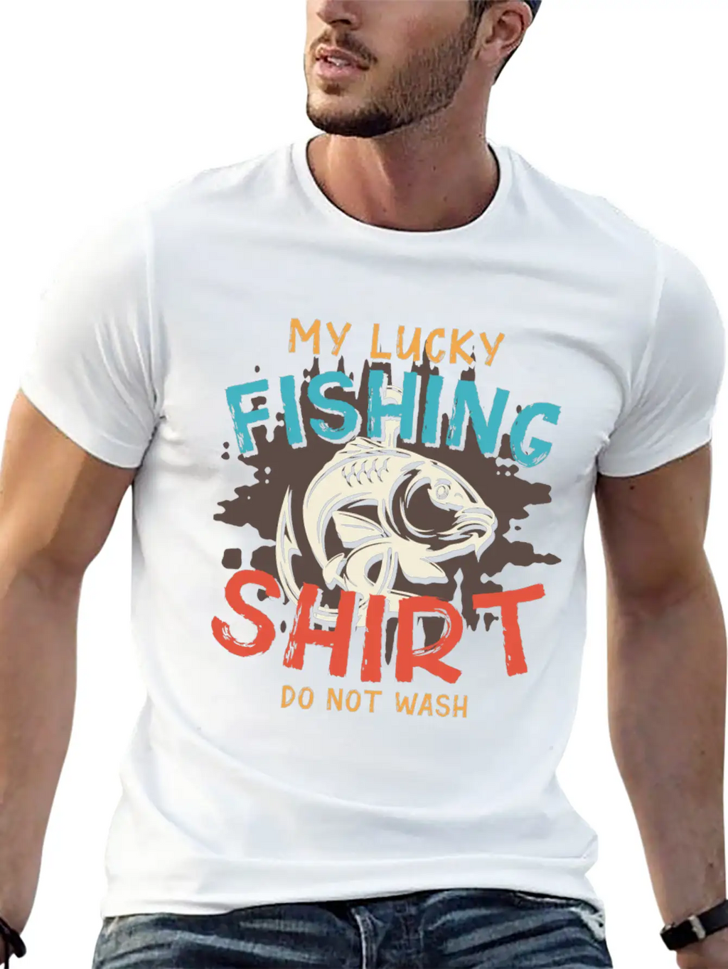 My Lucky Fishing Shirt Do Not Wash Essential Cotton Tee For Daily Outfits – Unisex Style