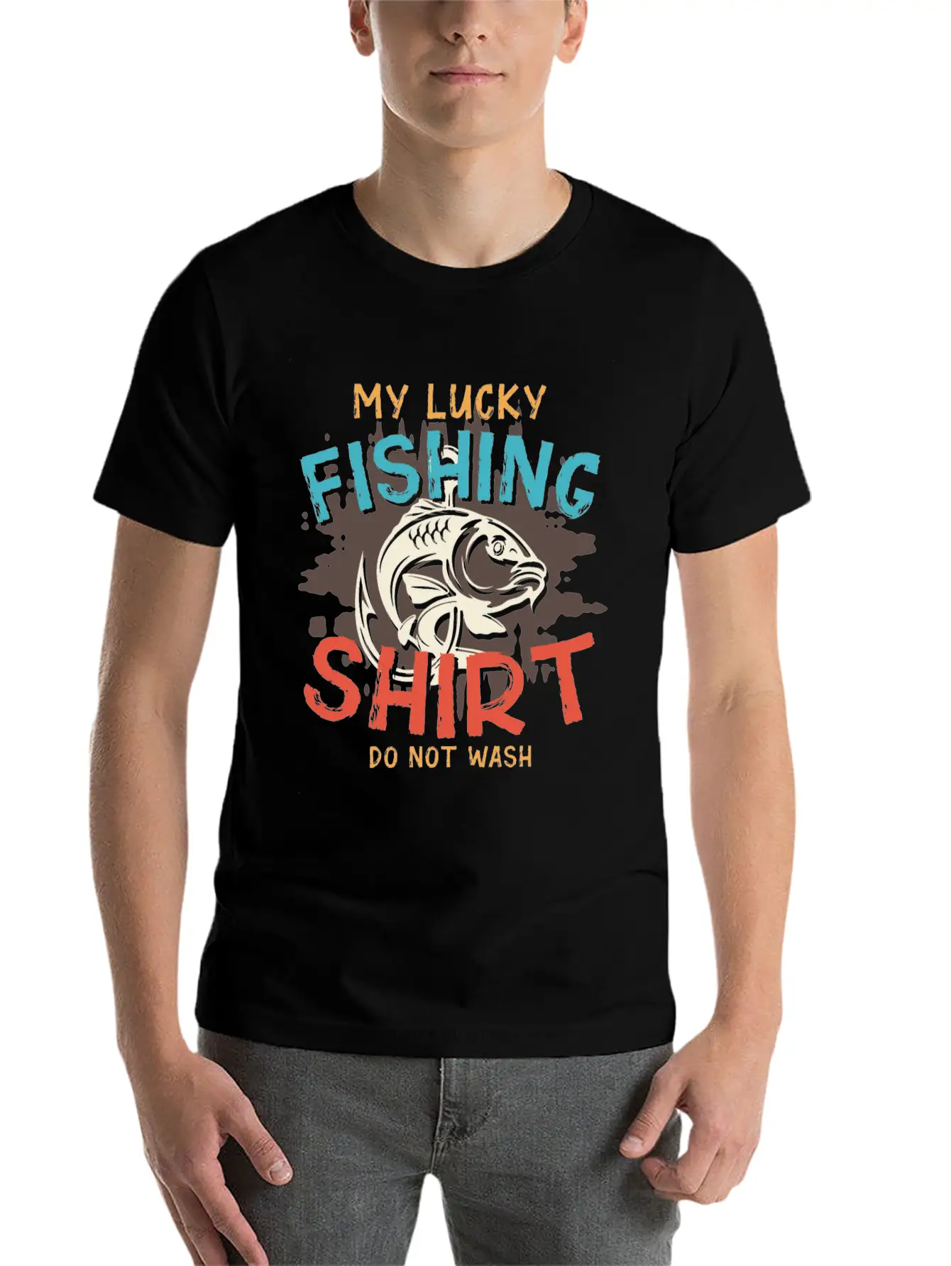 My Lucky Fishing Shirt Do Not Wash Essential Cotton Tee For Daily Outfits – Unisex Style