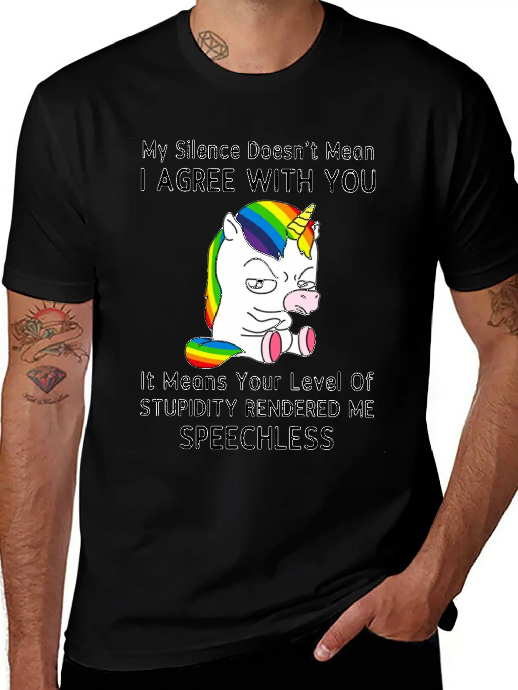 My Silence Doesn't Mean I'm Green With You Unisex Casual T-Shirt – Clean Design For Daily Comfort