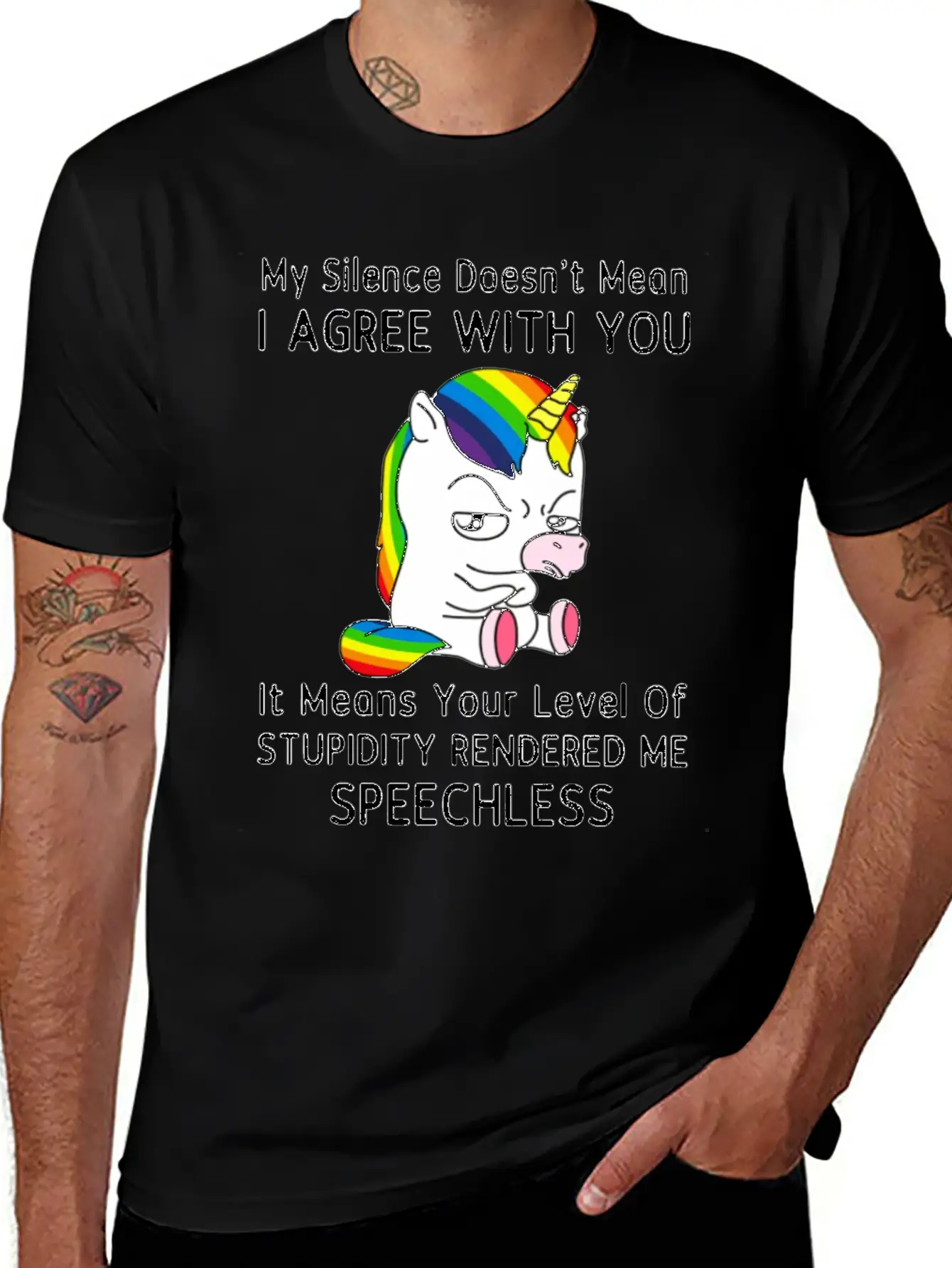 My Silence Doesn't Mean I'm Green With You Unisex Casual T-Shirt – Clean Design For Daily Comfort