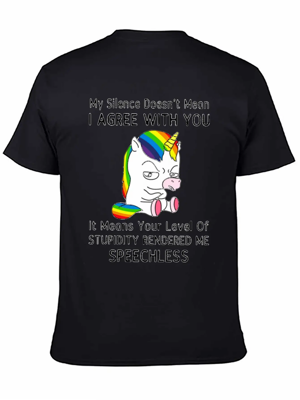My Silence Doesn't Mean I'm Green With You Unisex Casual T-Shirt – Clean Design For Daily Comfort
