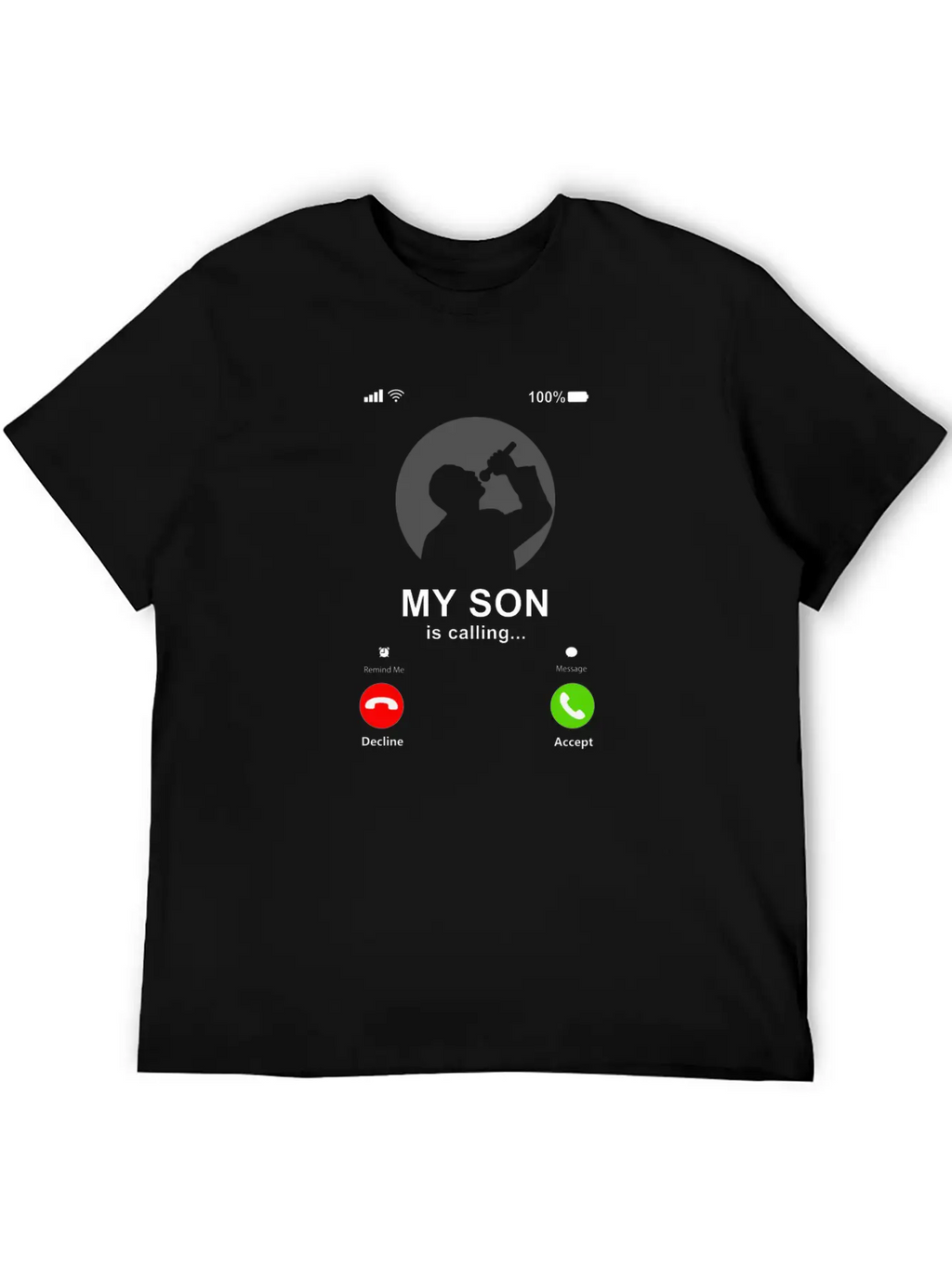 My Son Is Calling My Son Is A Singer Gift Unisex Casual T-Shirt – Clean Design For Daily Comfort