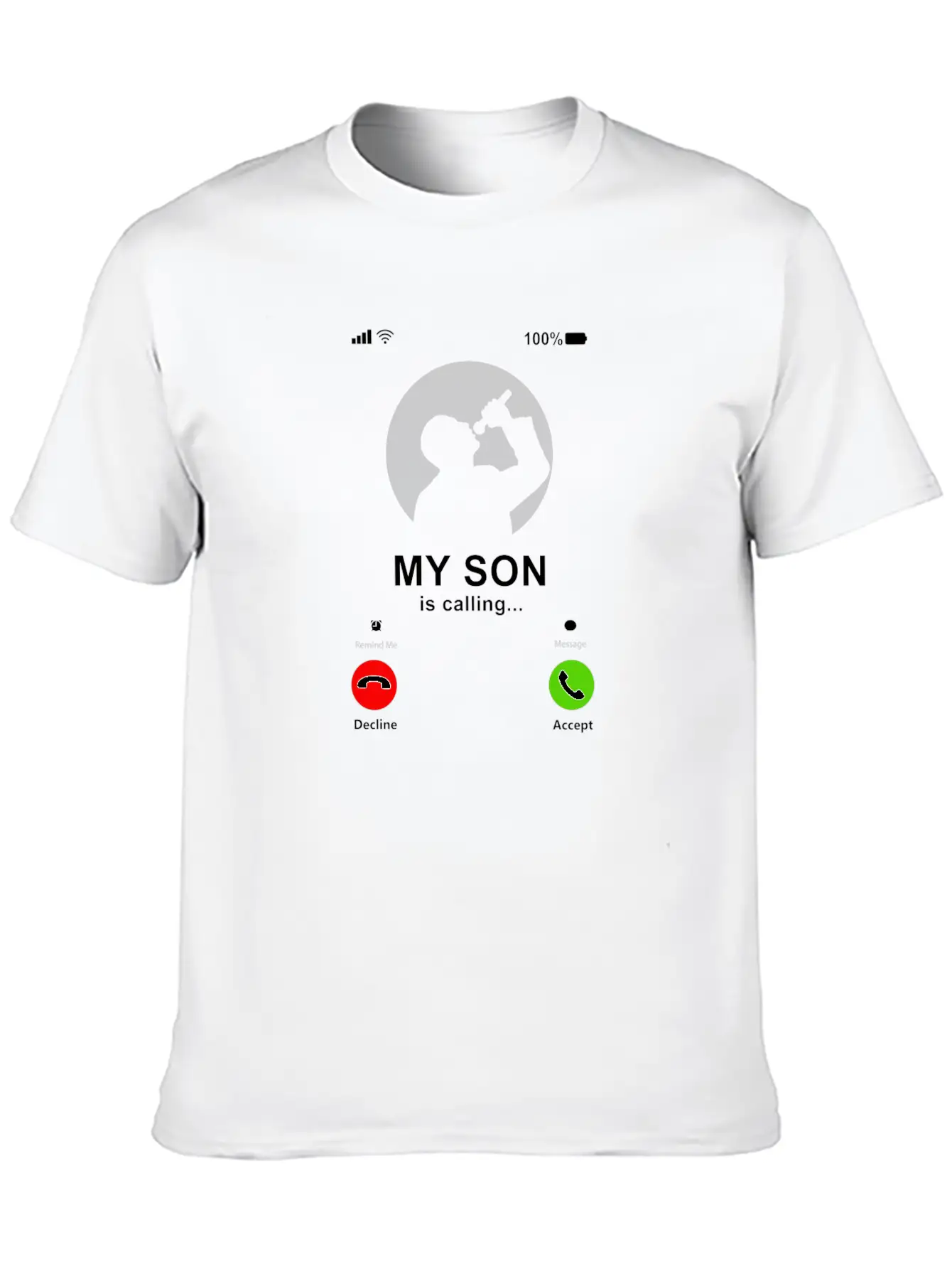 My Son Is Calling My Son Is A Singer Gift Unisex Casual T-Shirt – Clean Design For Daily Comfort
