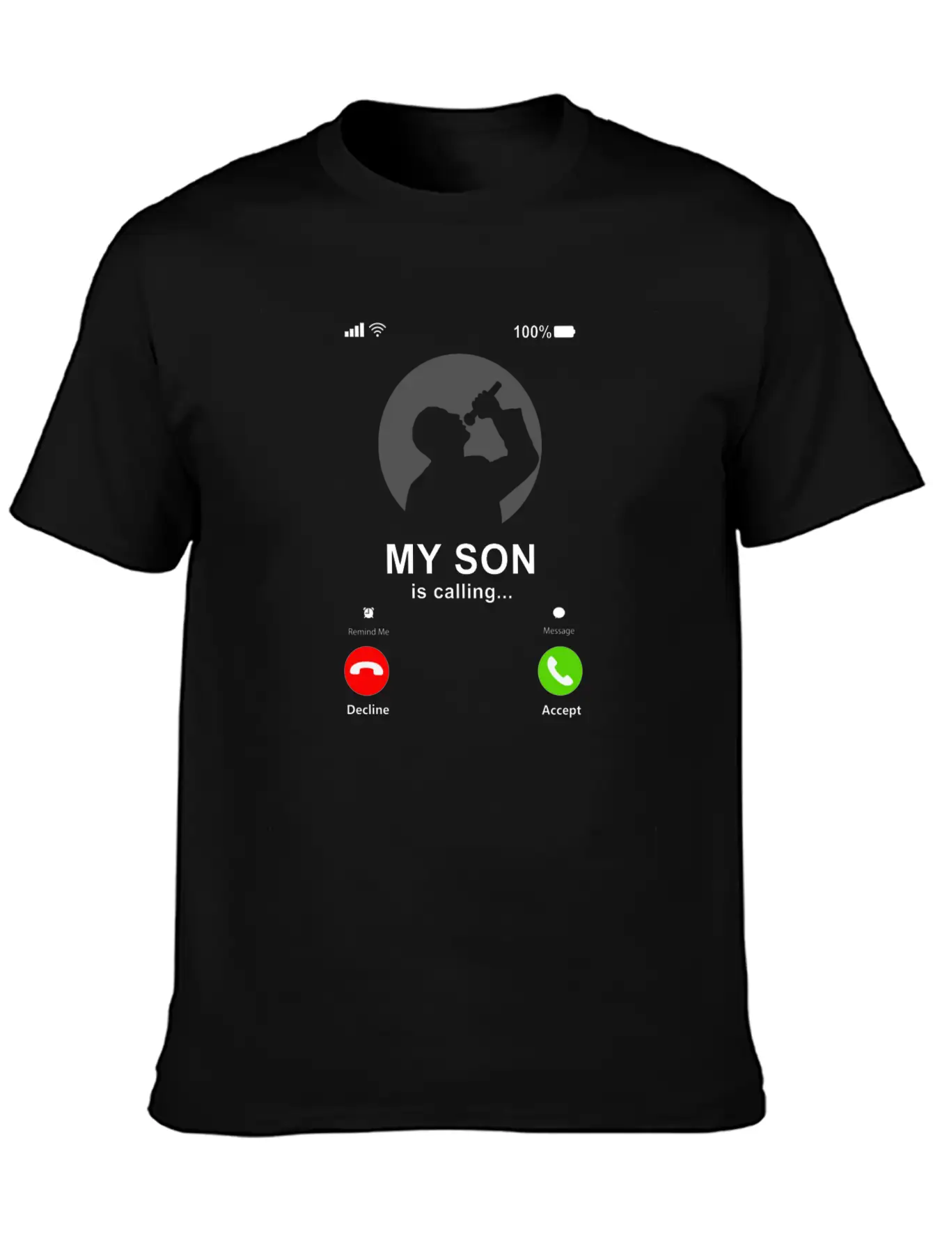 My Son Is Calling My Son Is A Singer Gift Unisex Casual T-Shirt – Clean Design For Daily Comfort
