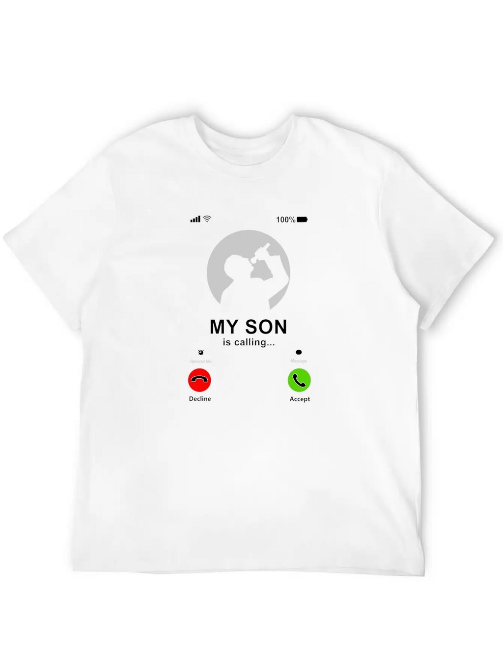 My Son Is Calling My Son Is A Singer Gift Unisex Casual T-Shirt – Clean Design For Daily Comfort
