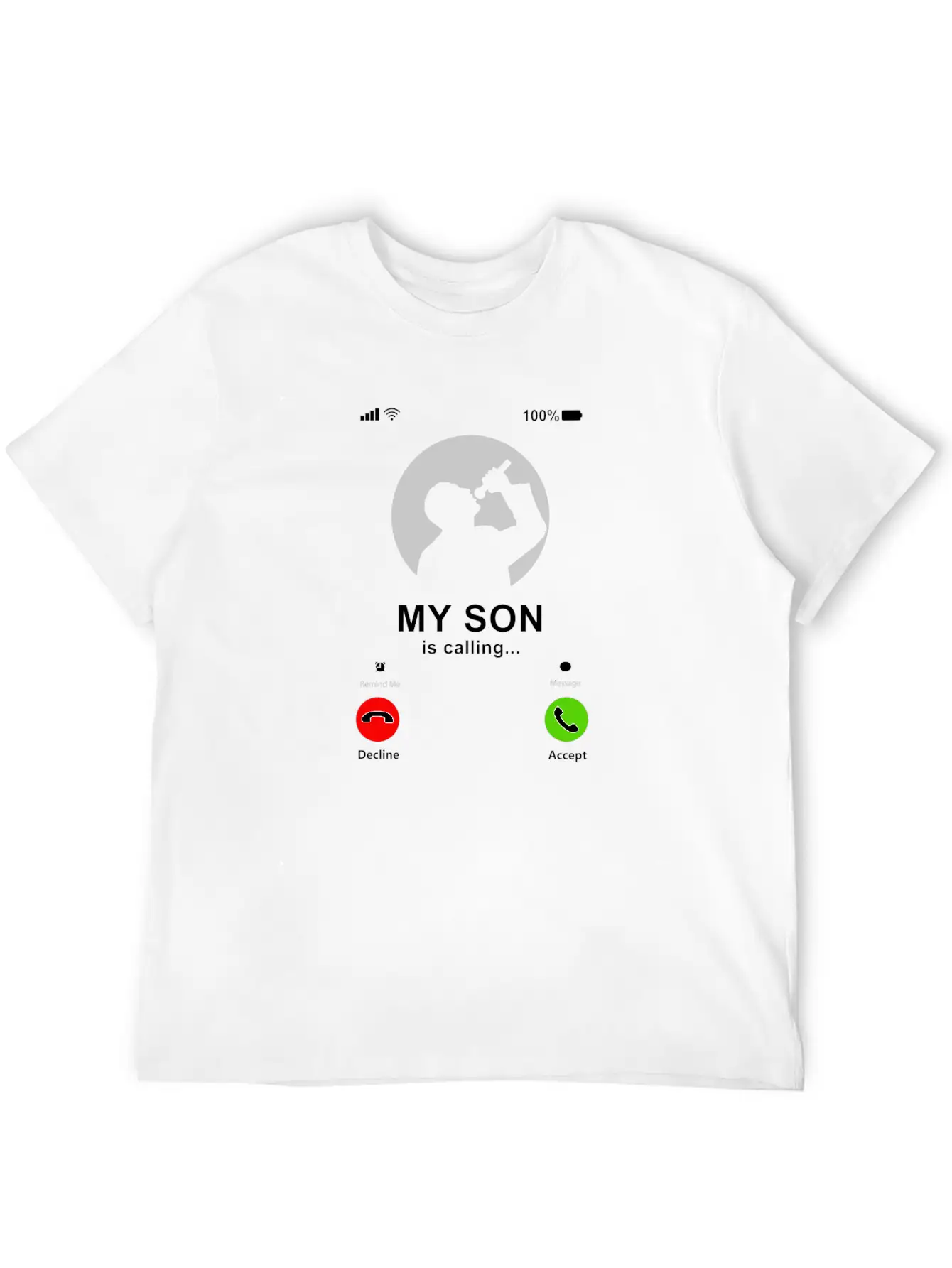 My Son Is Calling My Son Is A Singer Gift Unisex Casual T-Shirt – Clean Design For Daily Comfort