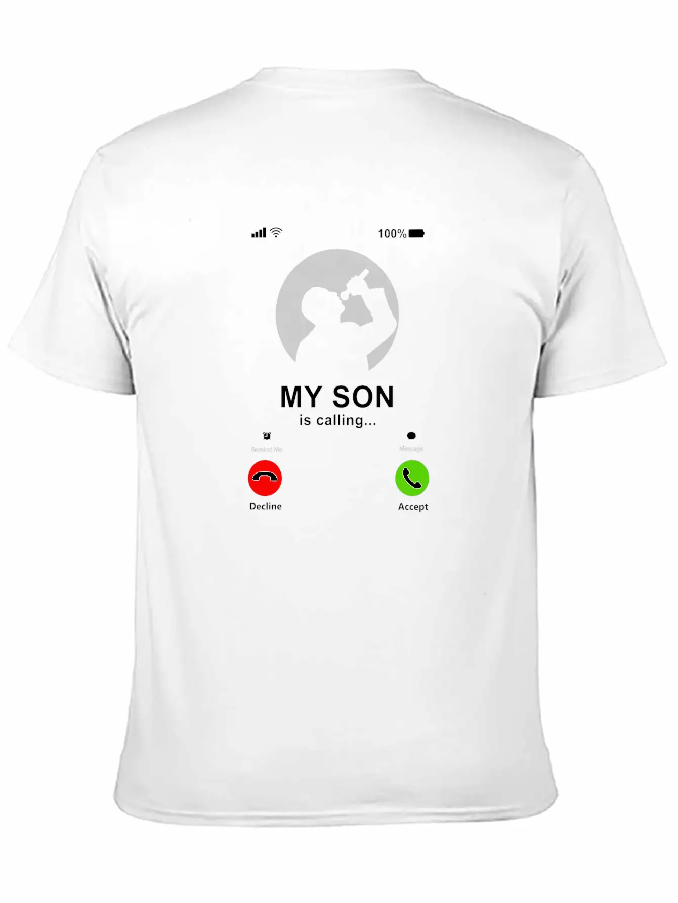 My Son Is Calling My Son Is A Singer Gift Unisex Casual T-Shirt – Clean Design For Daily Comfort