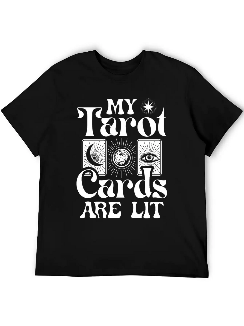 My Tarot Cards Are Lit Essential Cotton Tee For Daily Outfits – Unisex Style