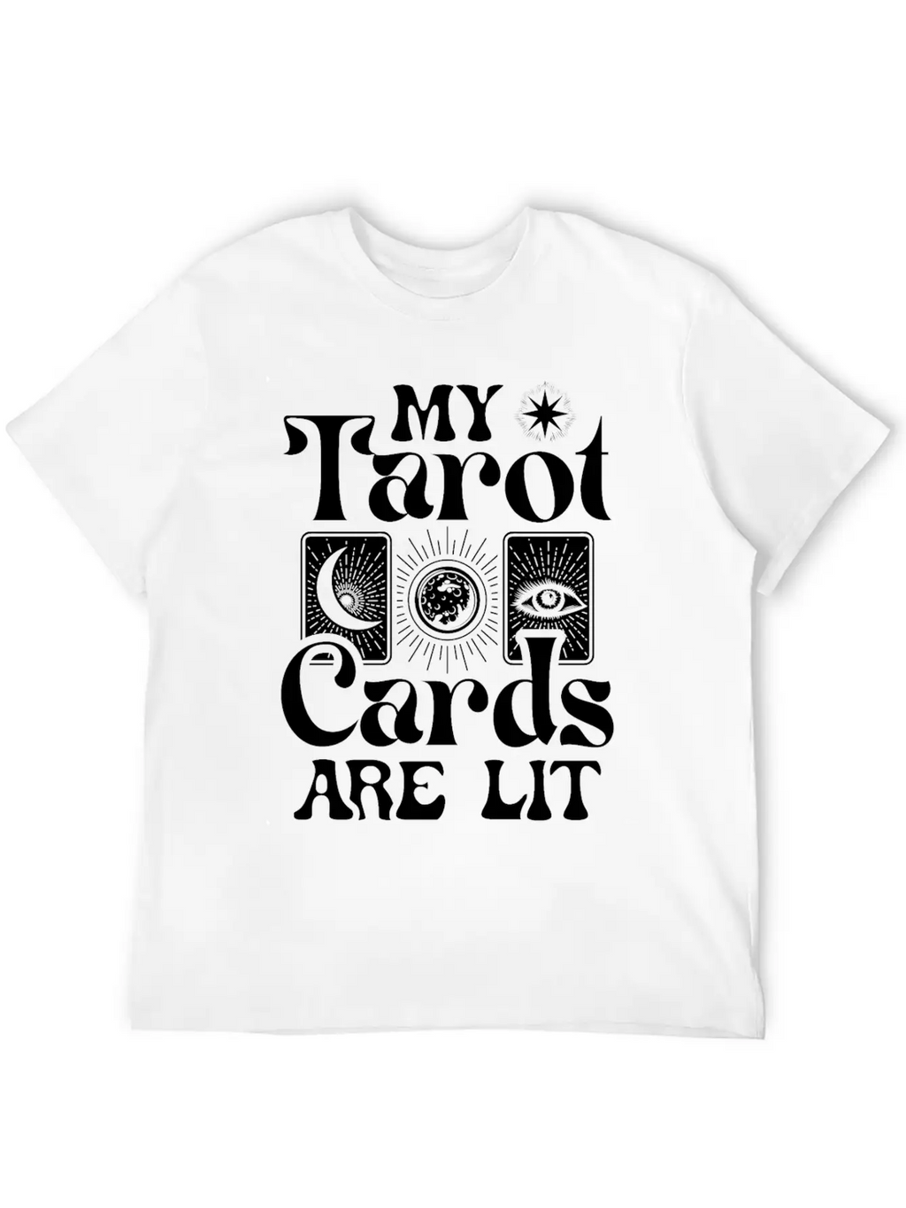My Tarot Cards Are Lit Essential Cotton Tee For Daily Outfits – Unisex Style