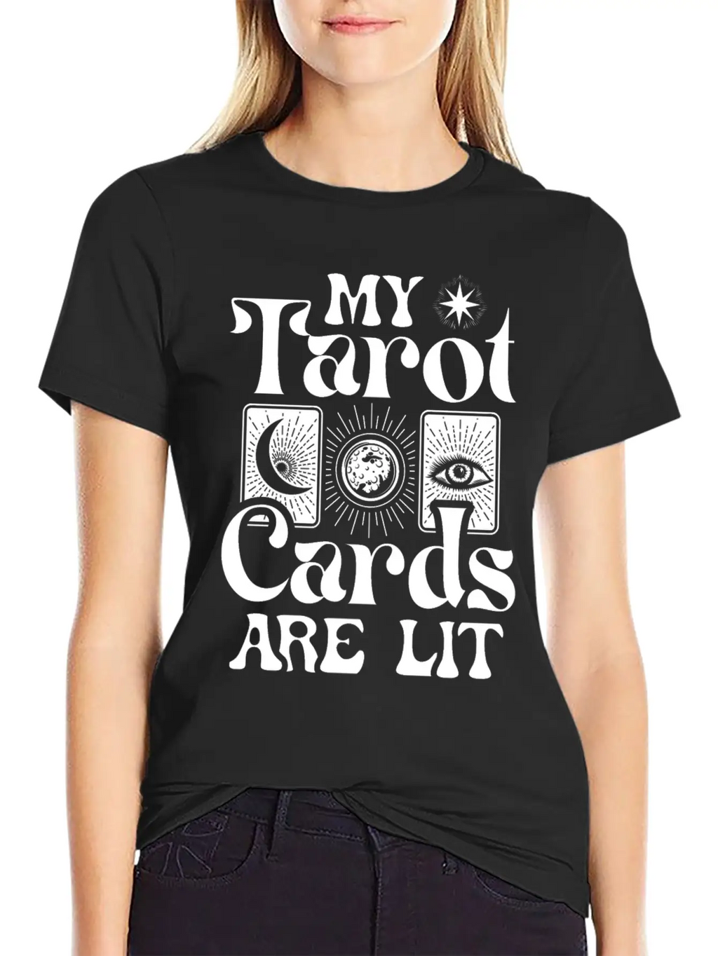 My Tarot Cards Are Lit Essential Cotton Tee For Daily Outfits – Unisex Style
