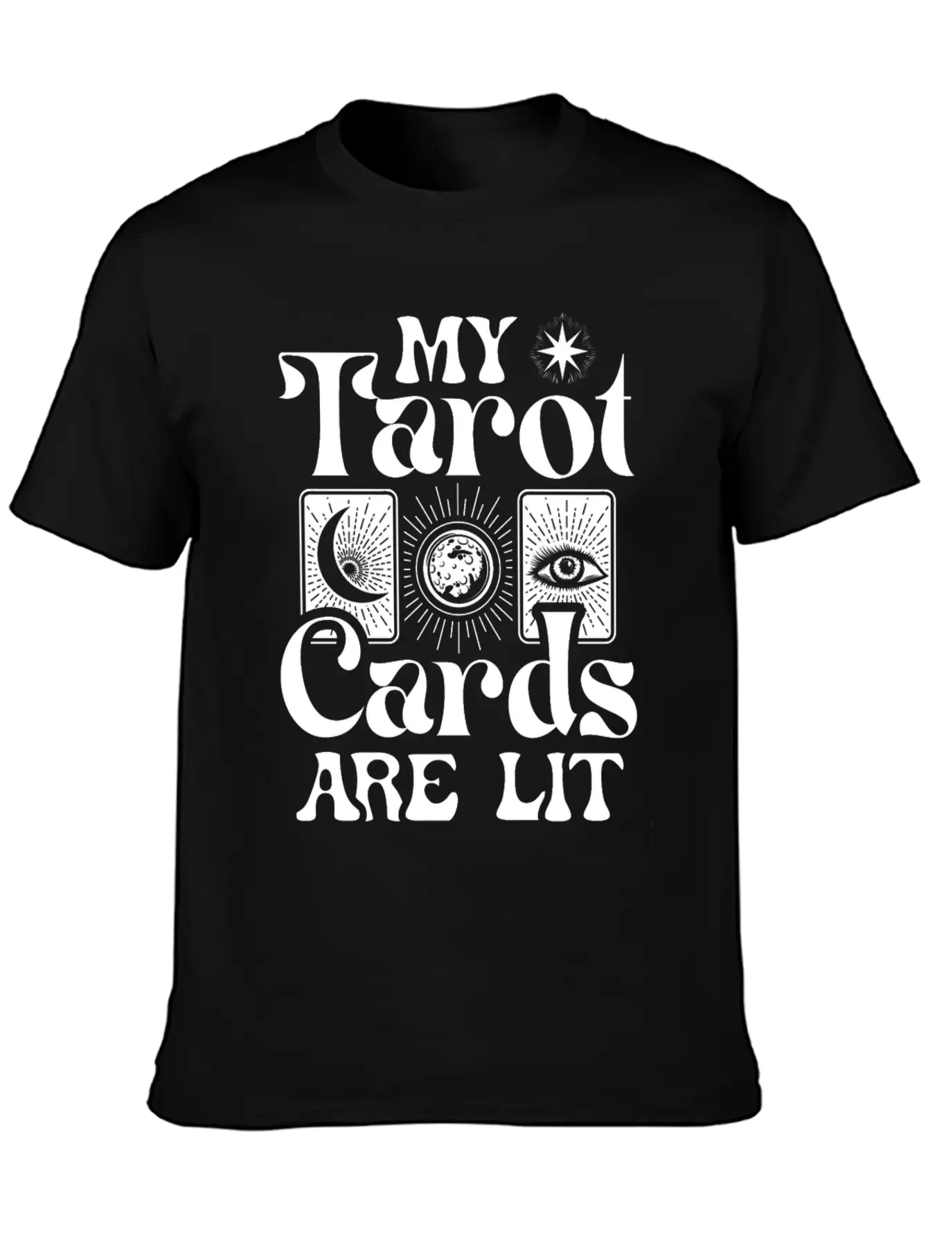 My Tarot Cards Are Lit Essential Cotton Tee For Daily Outfits – Unisex Style
